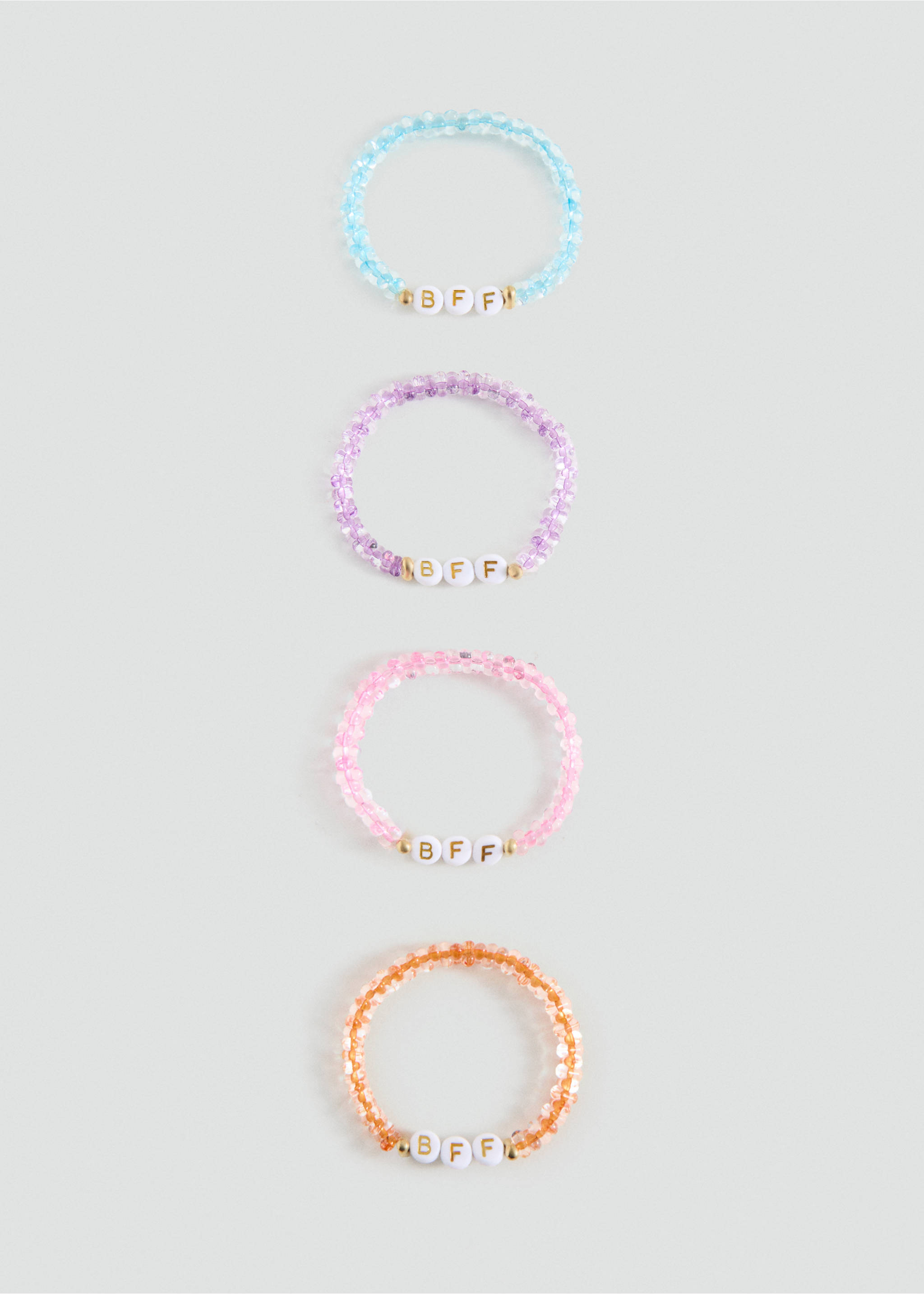 Pack of 4 Best Friends bracelets - Article without model, Pink. Ref: 27024783-00.
