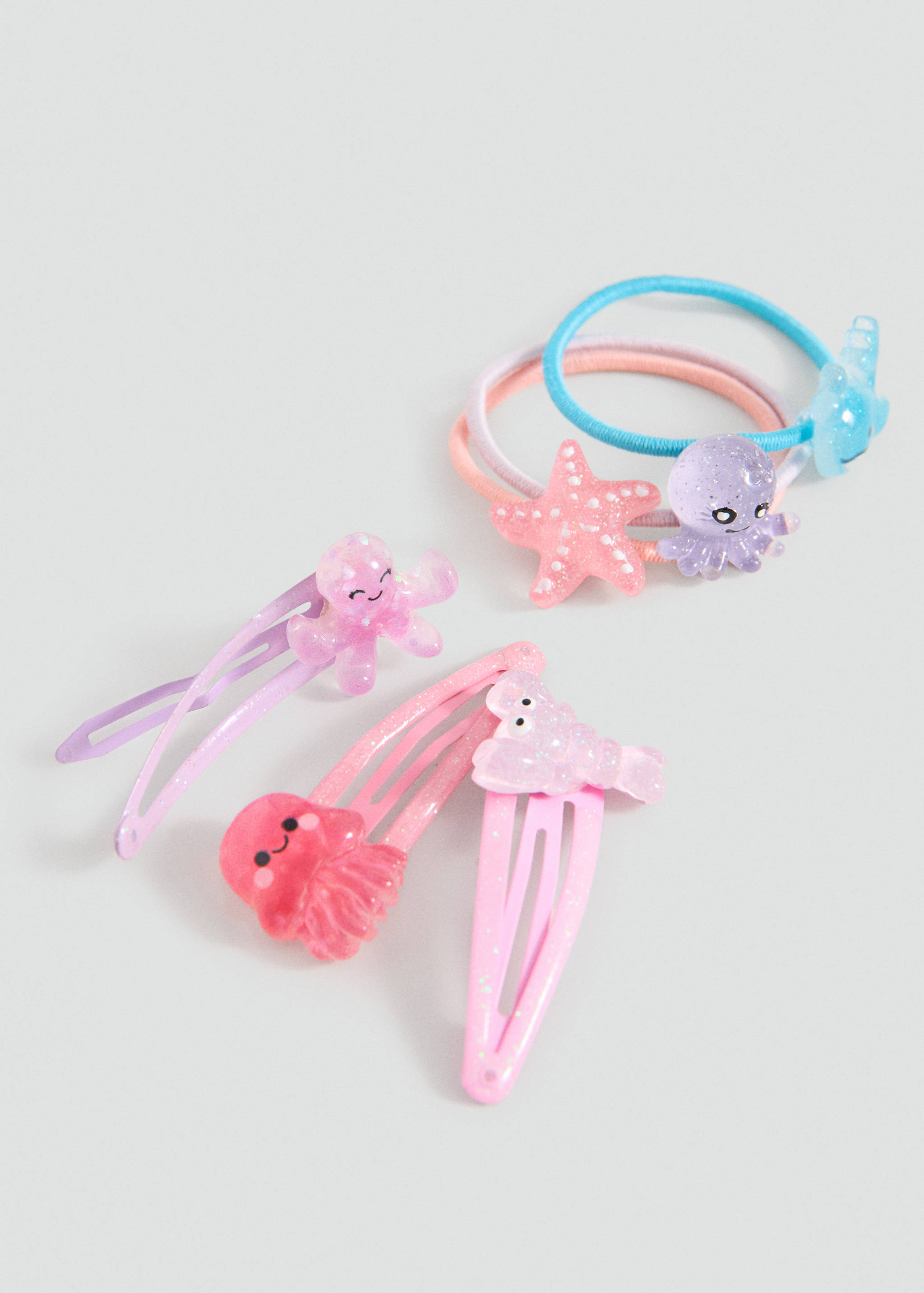 Animal rubber bands and clips pack - Medium plane