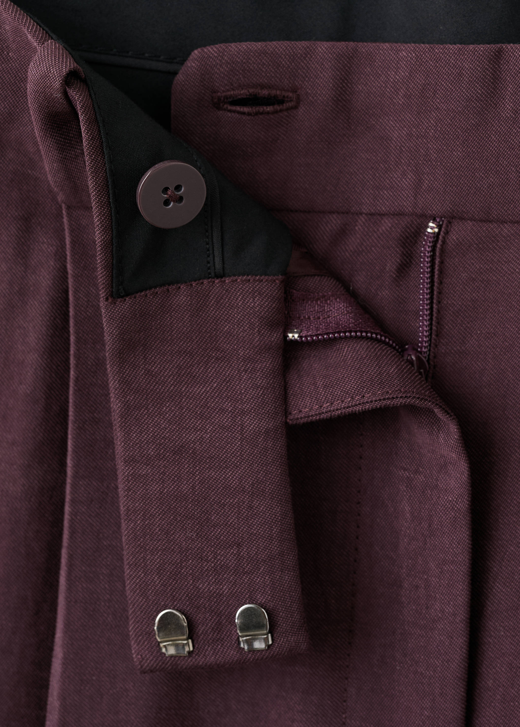 Pantalon lyocell taille basse - Détail de l'article 8