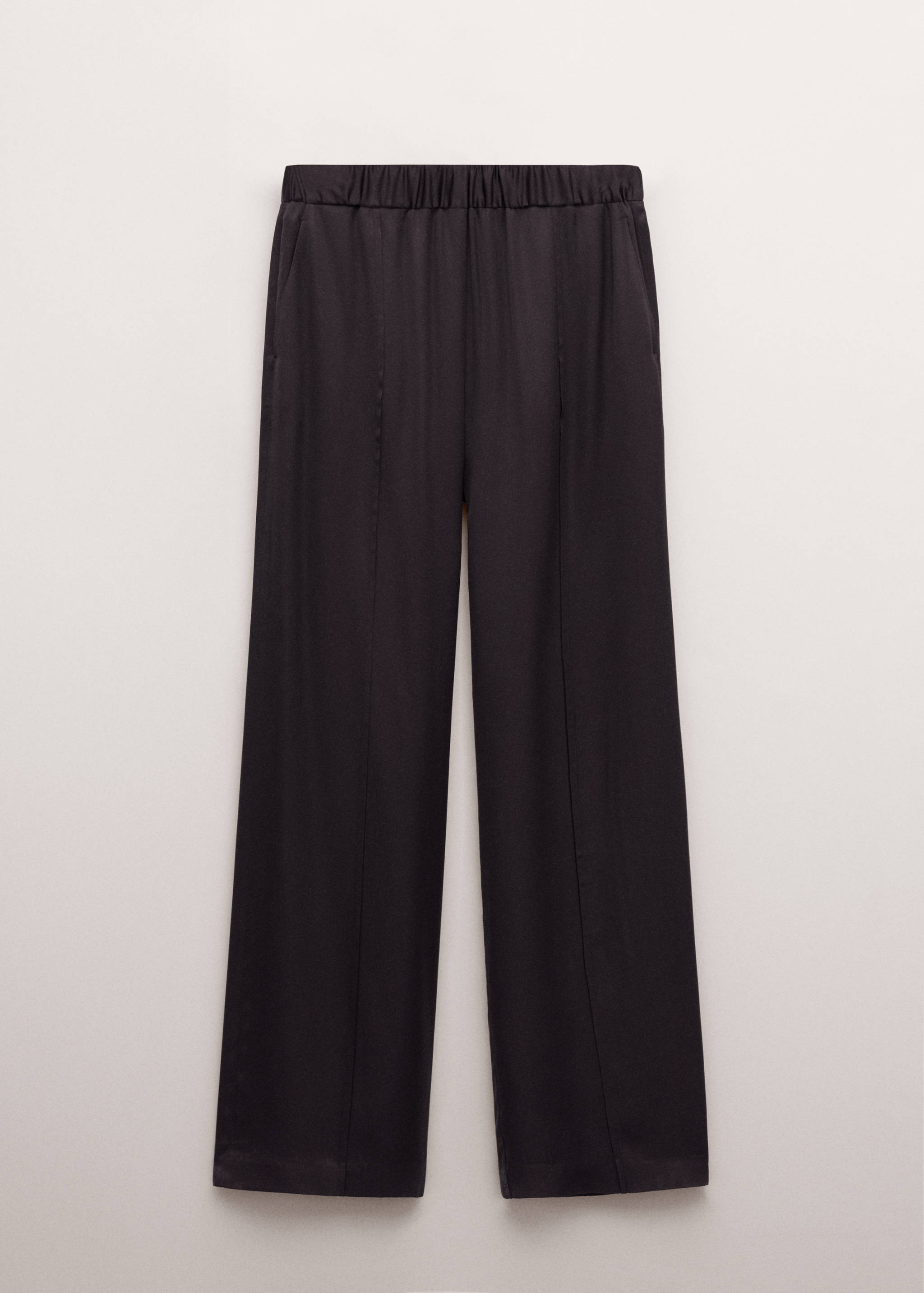 Straight-leg trousers with adjustable waist - Article without model