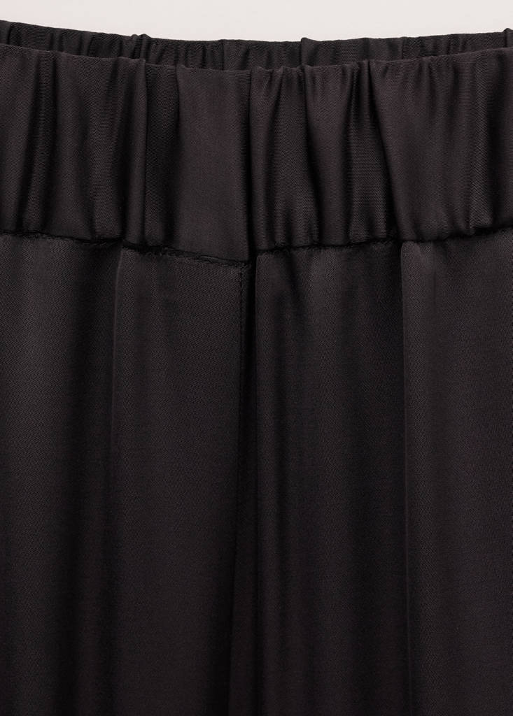Straight-leg trousers with adjustable waist — Brown