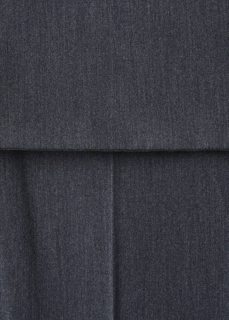 Straight-leg trousers with a mixed design — Grey