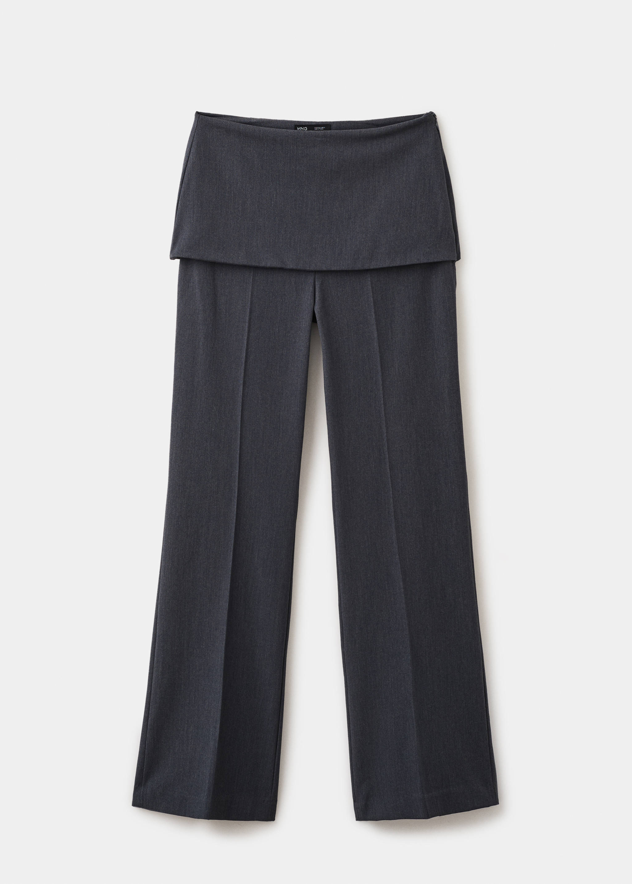Pantalón recto diseño combinado - Artículo sin modelo