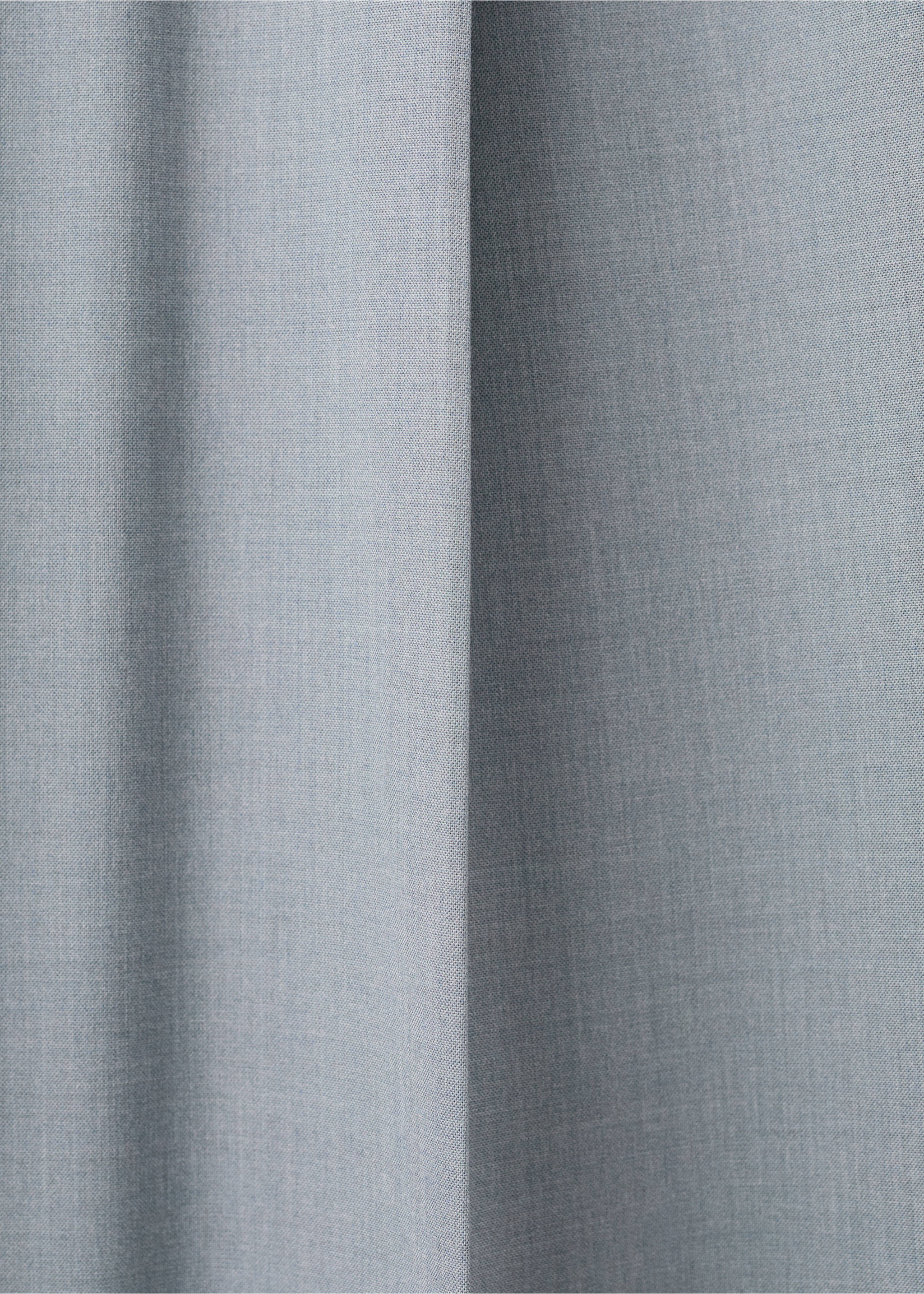 Pantalón recto traje - Detalle del artículo 0, Azul. Ref: 27024791-00.