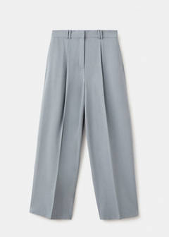 Straight suit trousers — Blue 5