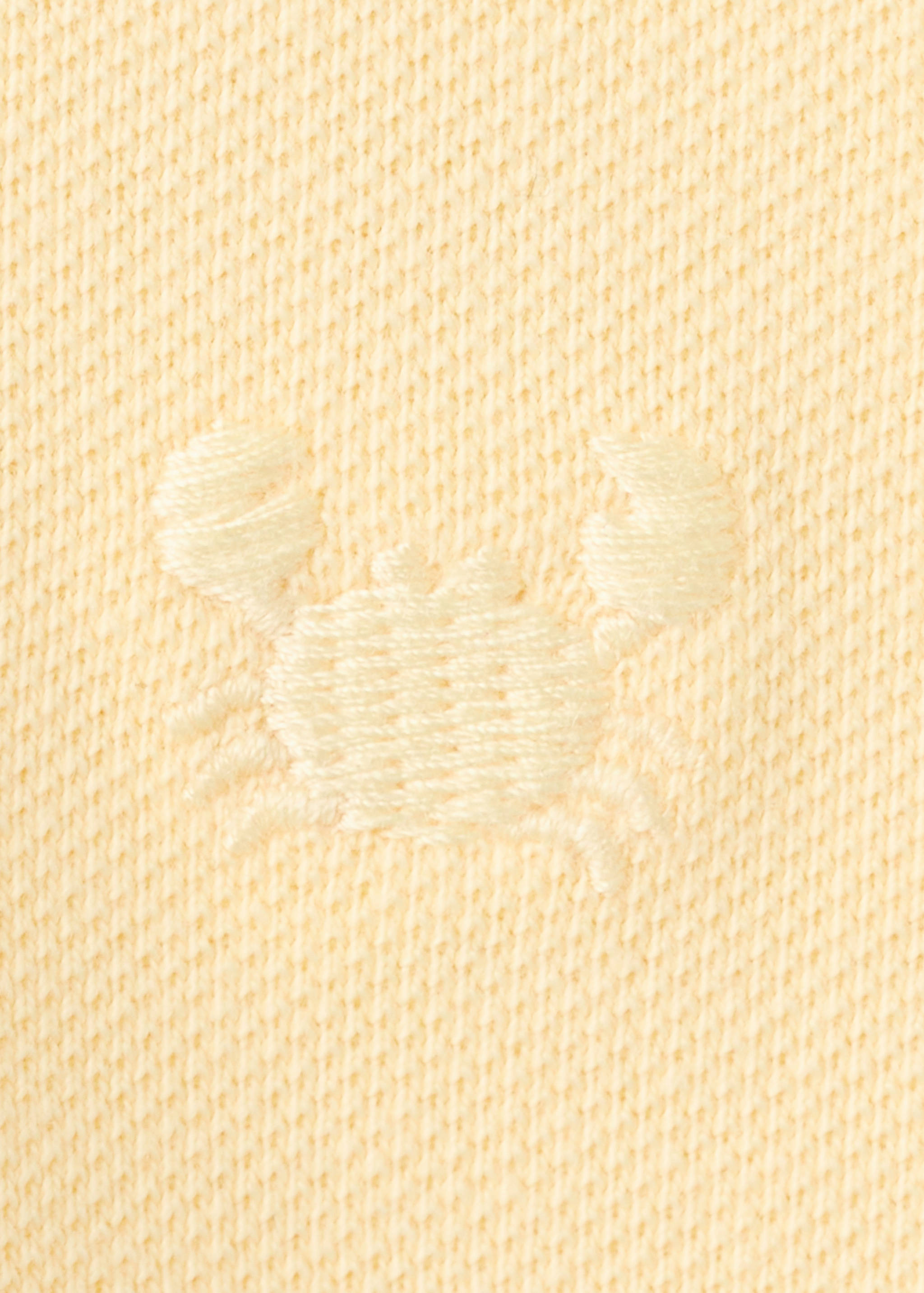 Short-sleeved cotton polo shirt - Details of the article 0