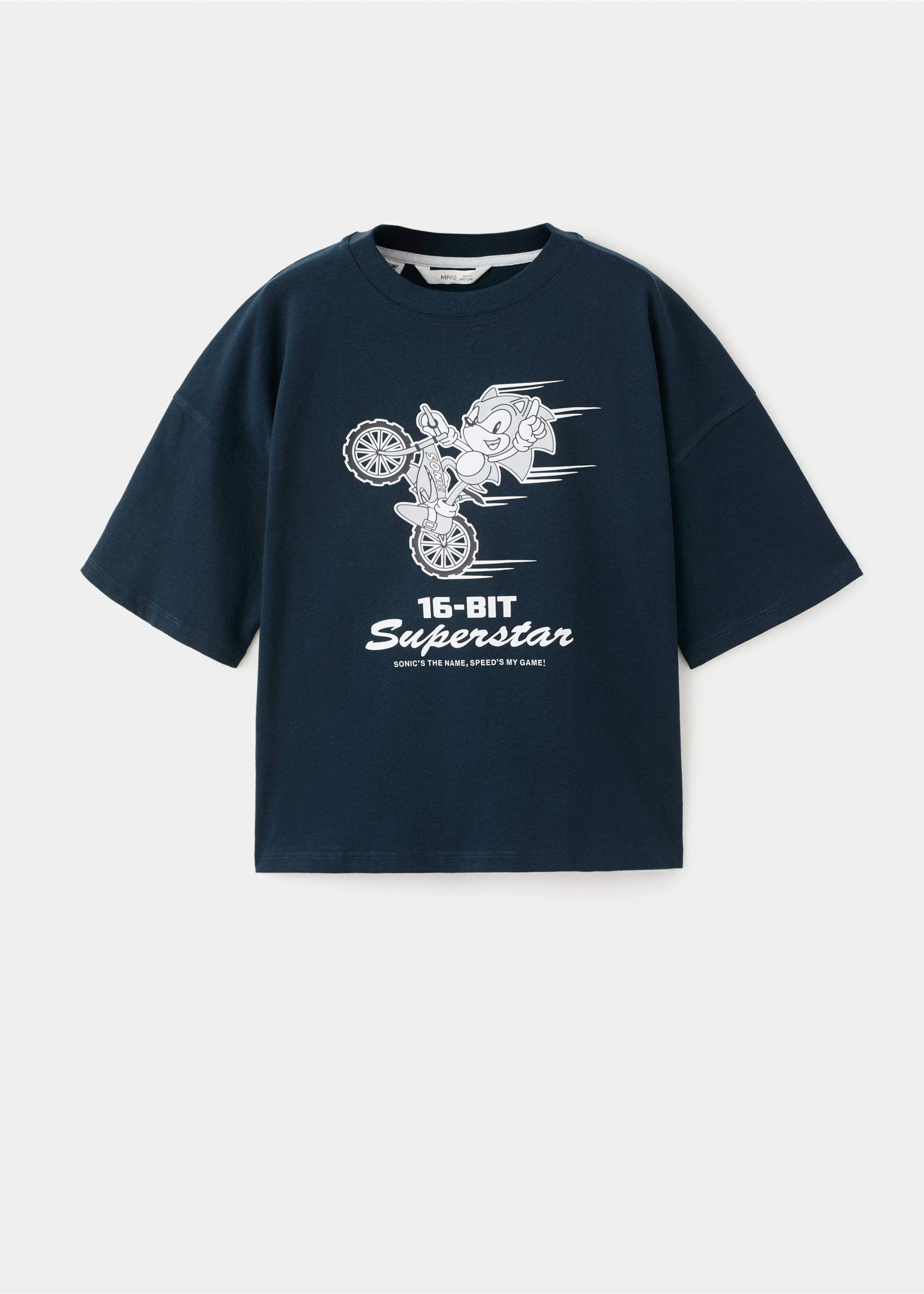 Sonic cotton t-shirt - Article without model, Navy. Ref: 27025147-00.