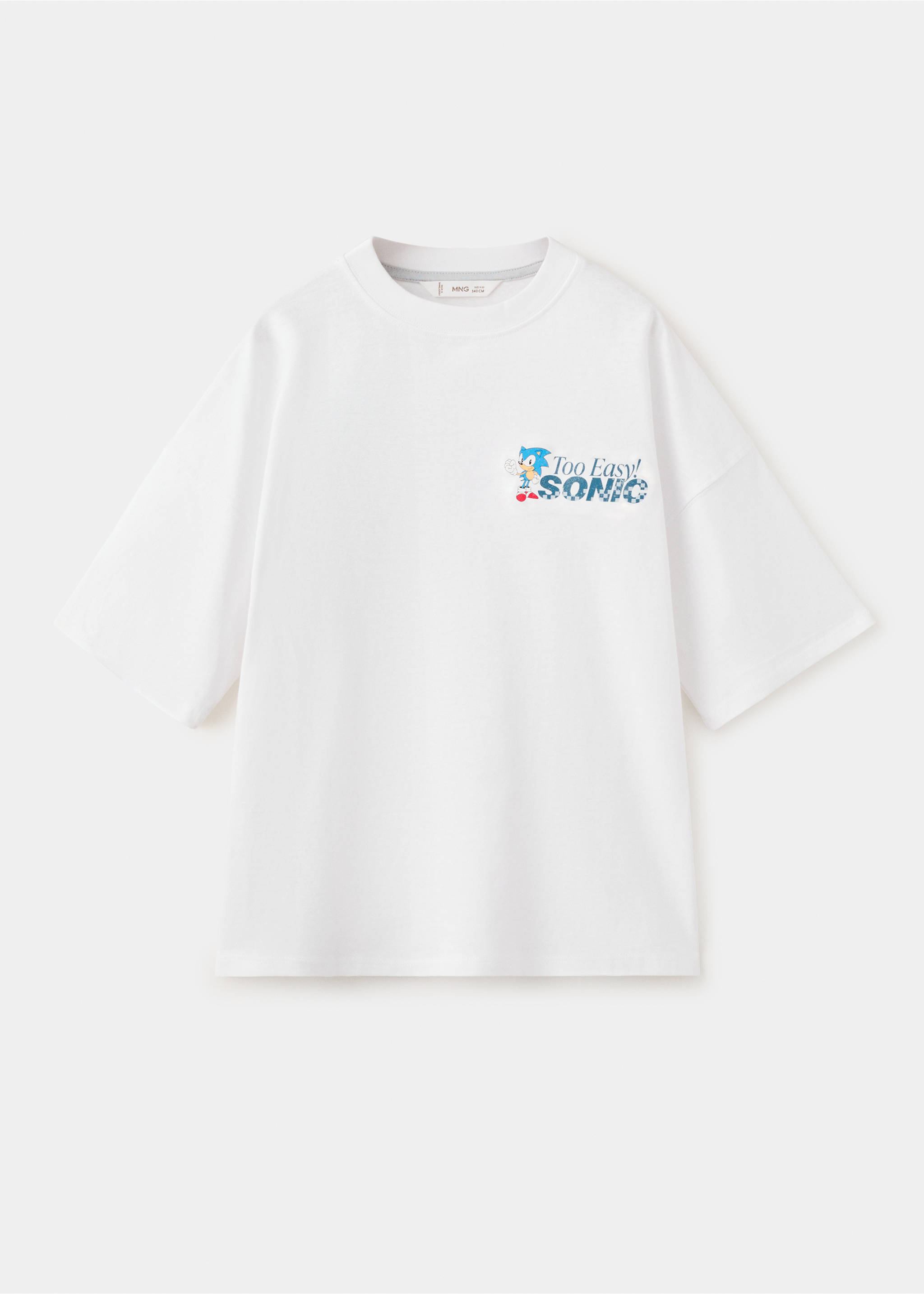 Camiseta Sonic algodón - Artículo sin modelo, Blanco. Ref: 27025148-00.