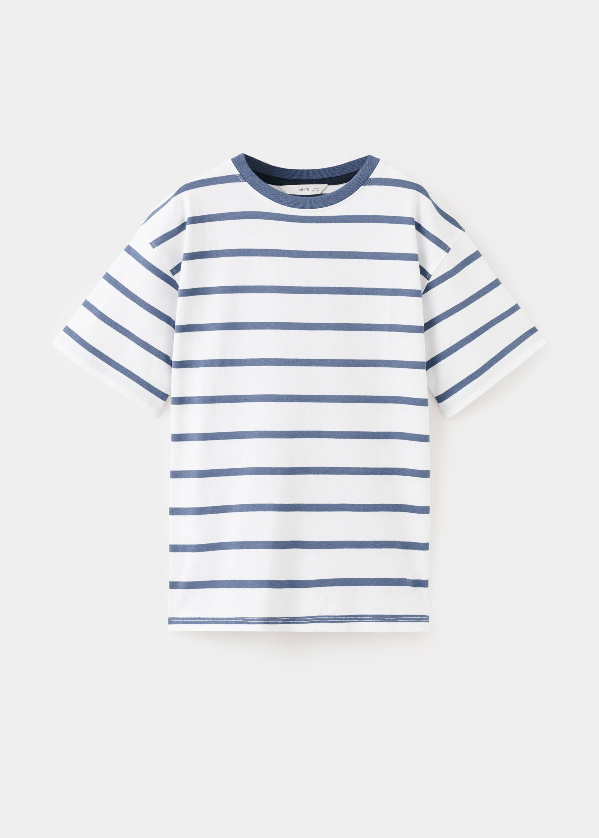 条纹棉质T恤 - null