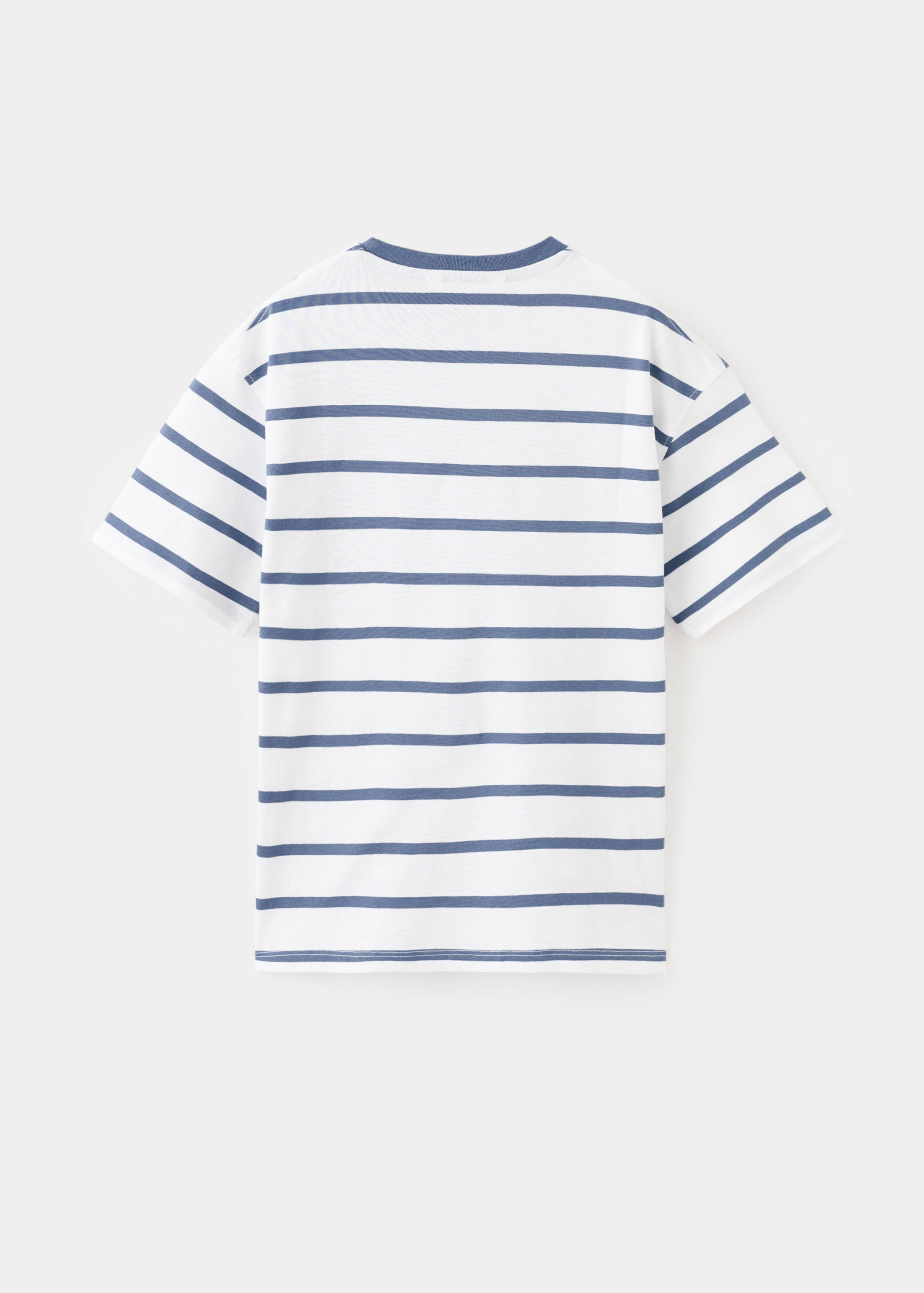 条纹棉质T恤 - null