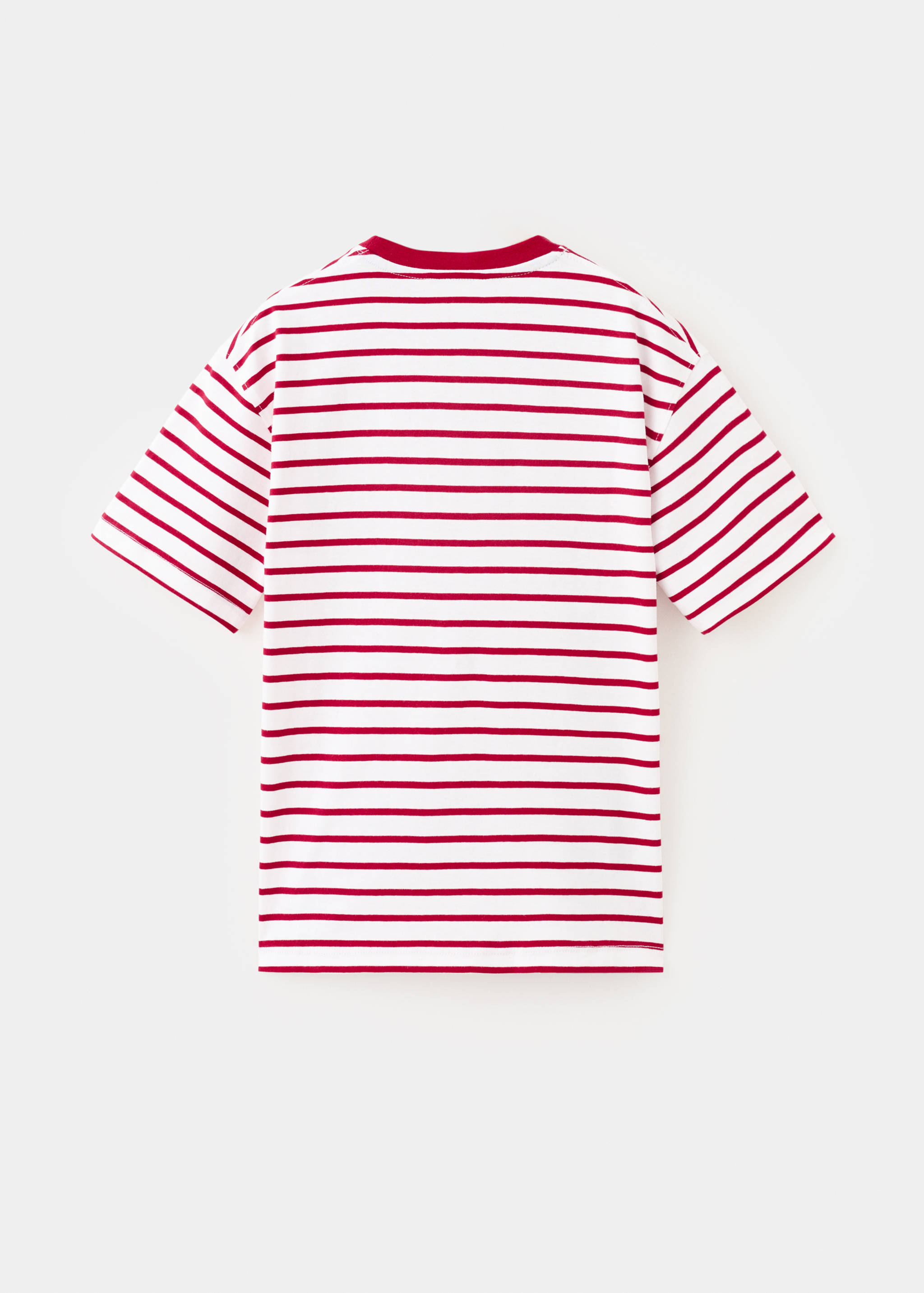 条纹棉质T恤 - null