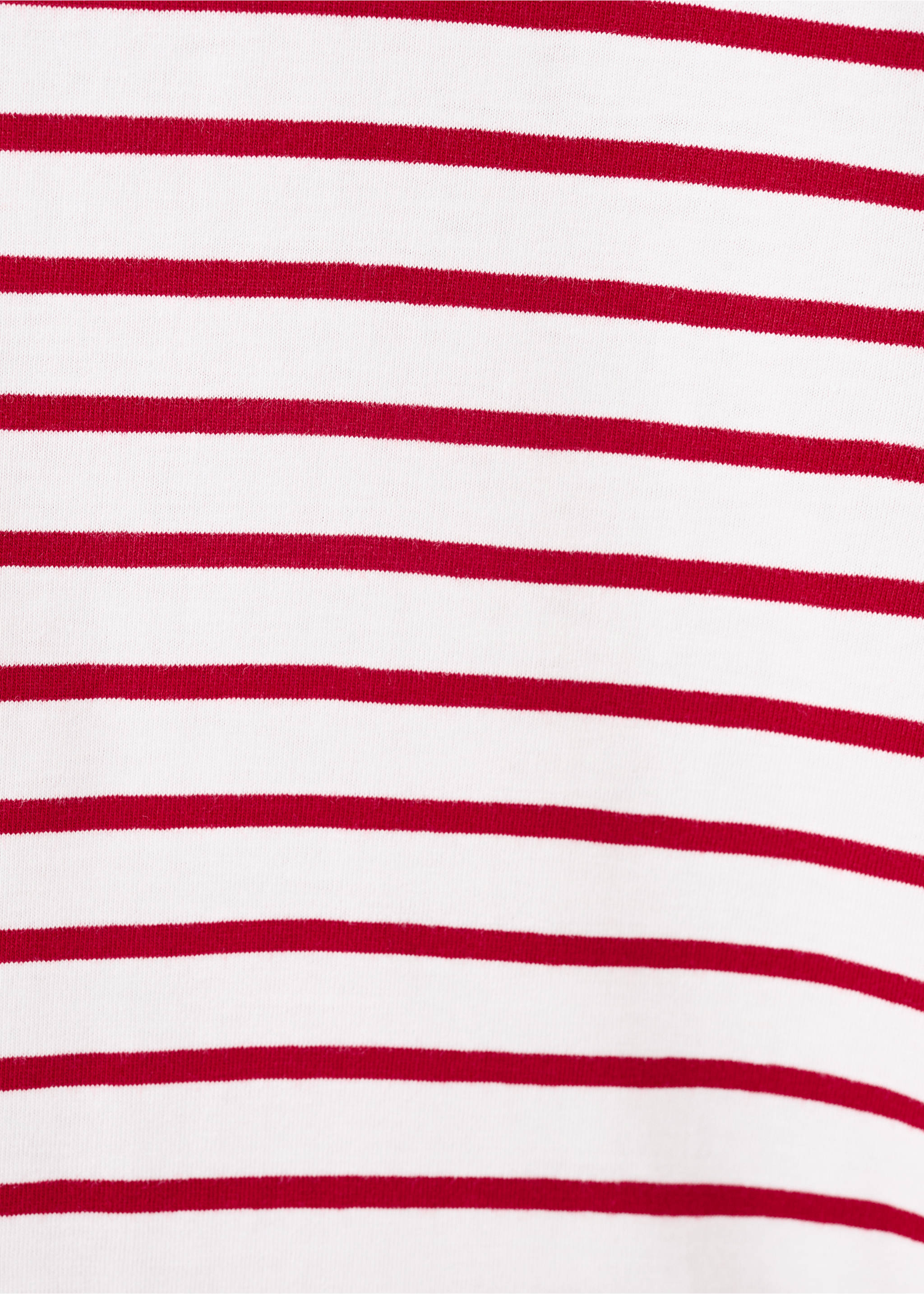 条纹棉质T恤 - null, 红色. Ref: 27025150-00.