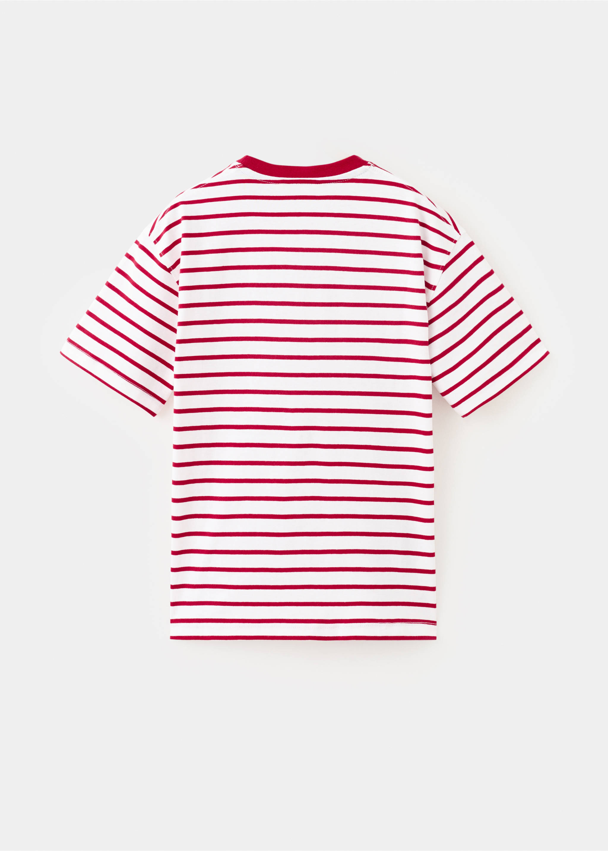 条纹棉质T恤 - null, 红色. Ref: 27025150-01.