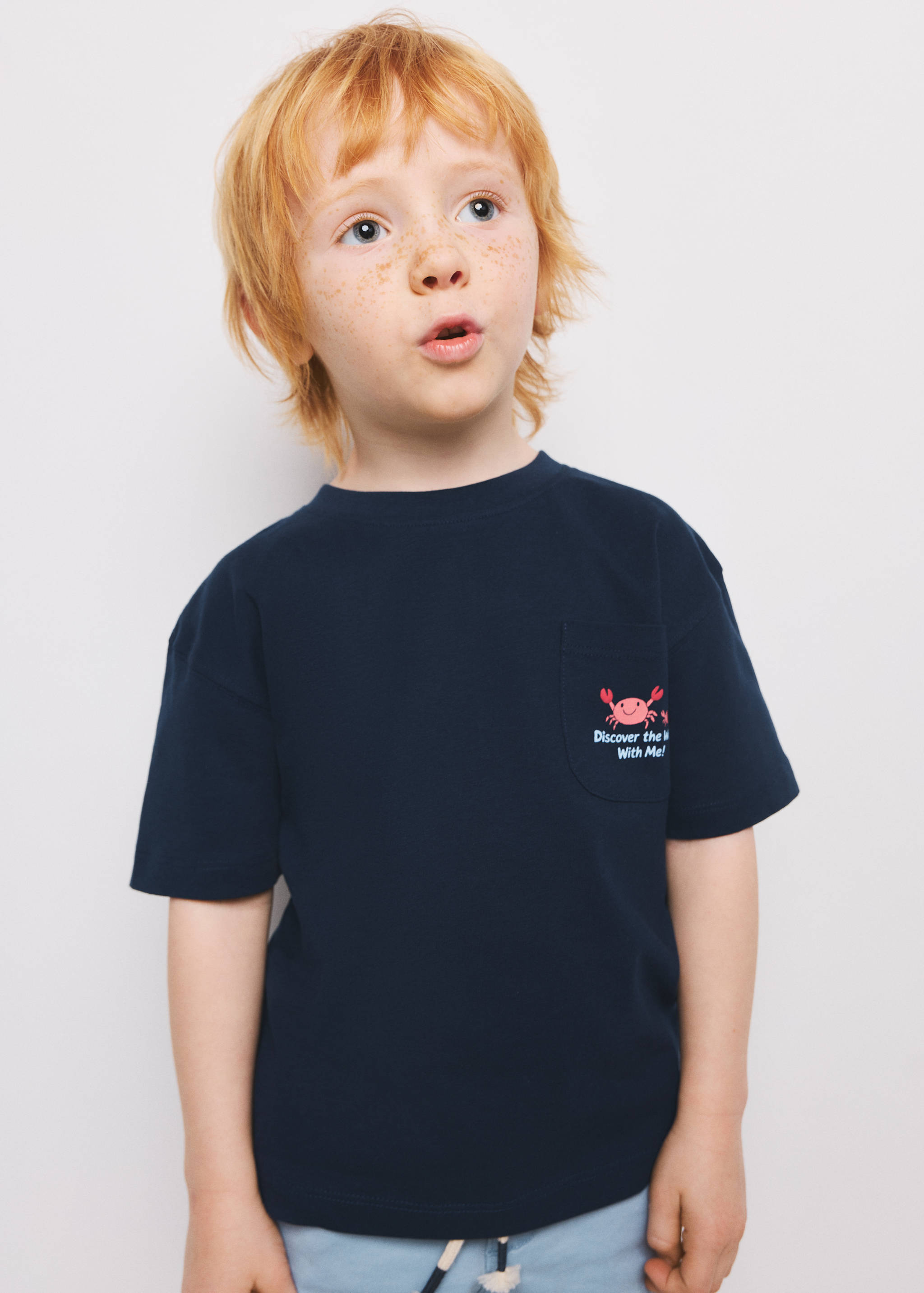 T-shirt with printed pocket detail - General plane