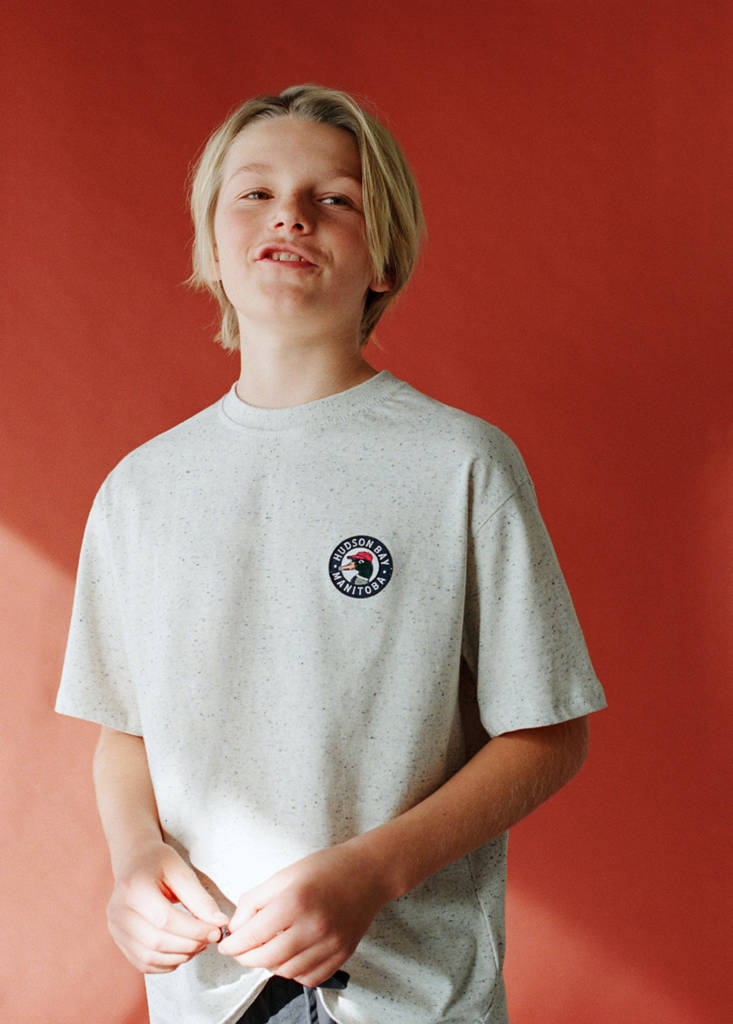 Camiseta estampada manga corta