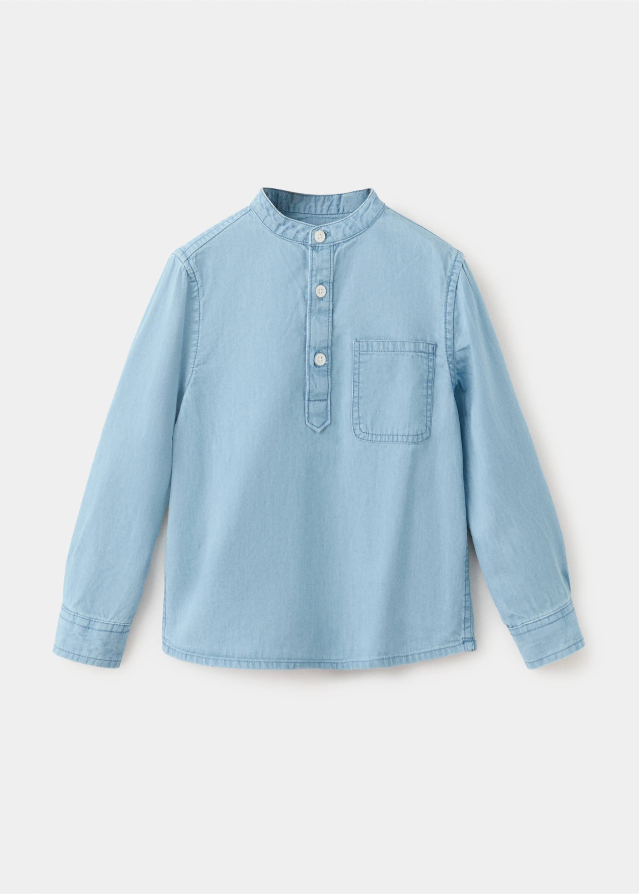 Camisa denim algodón - Artículo sin modelo, Azul claro. Ref: 27025155-00.