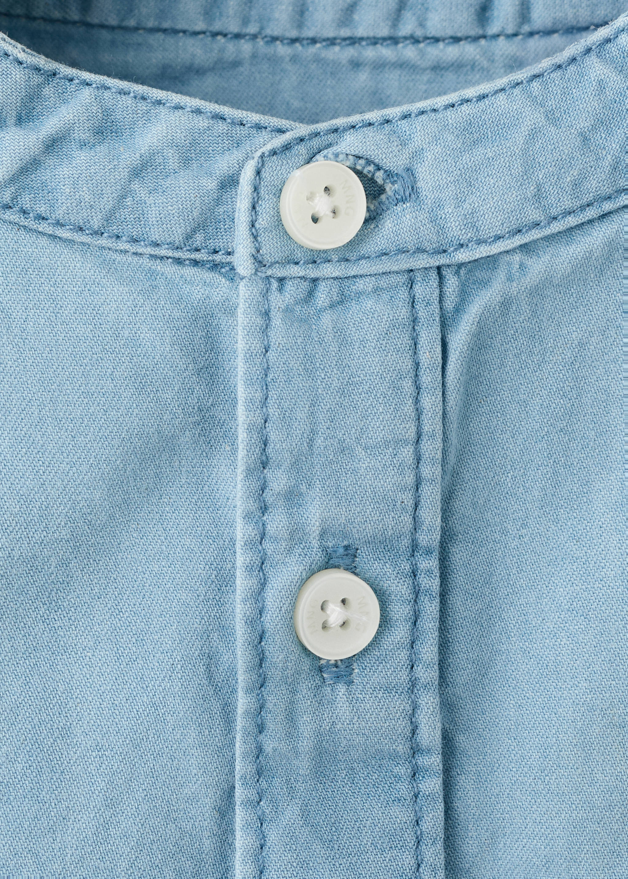 Camisa denim algodón - Detalle del artículo 8
