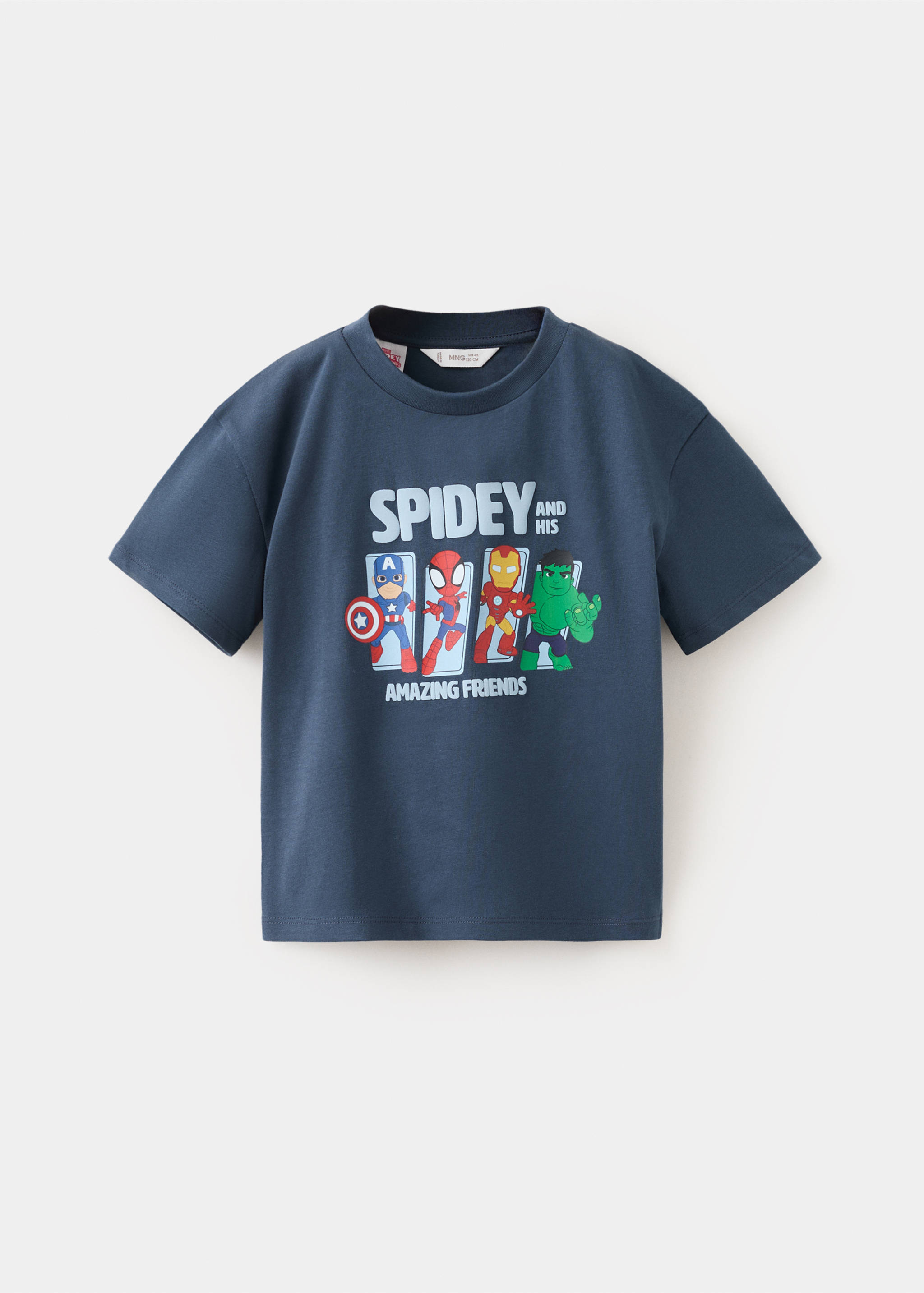 Camiseta algodón Spidey - Artículo sin modelo, Azul marino. Ref: 27025160-00.