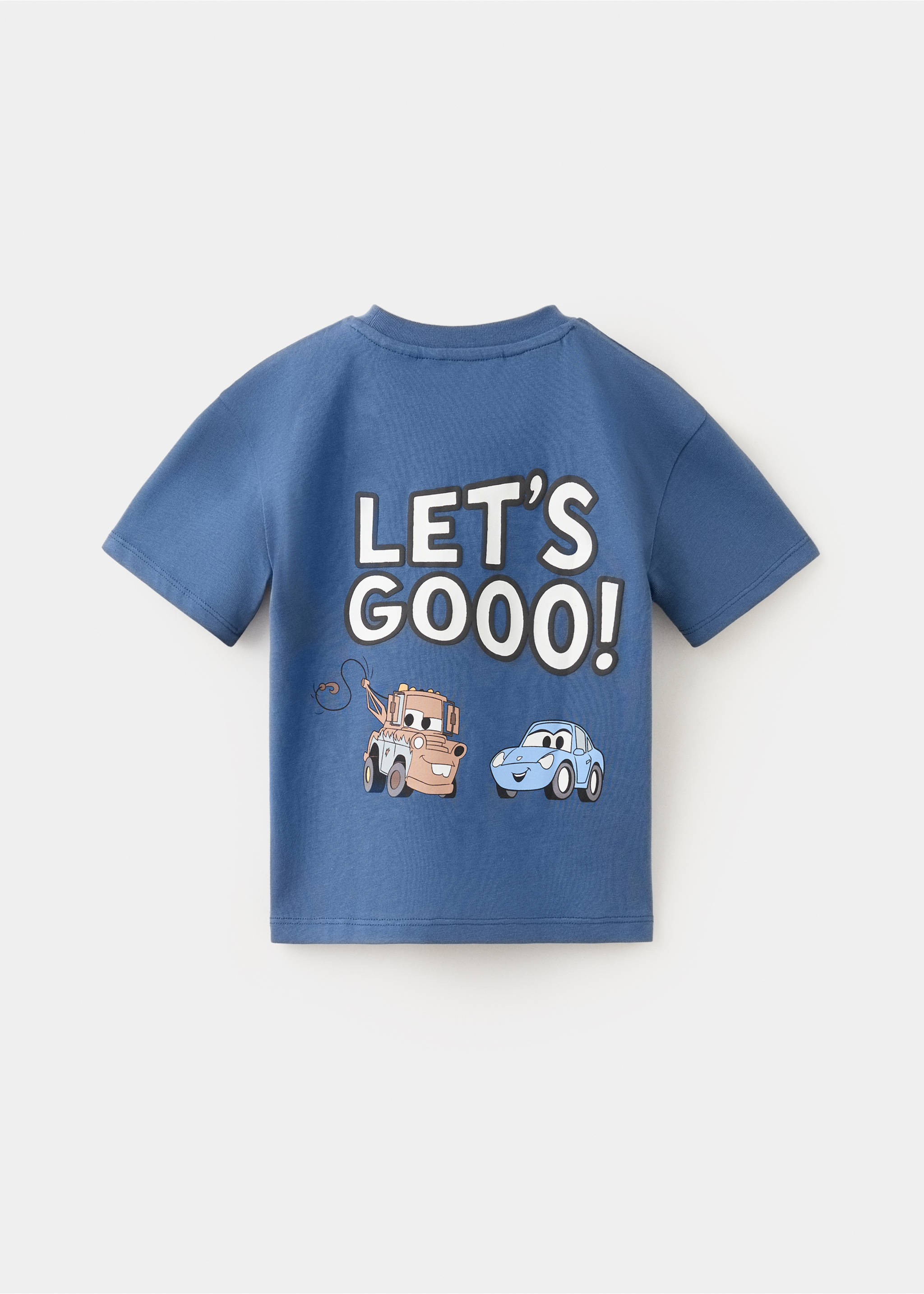 Camiseta algodón Cars - Reverso del artículo, Azul. Ref: 27025162-00.