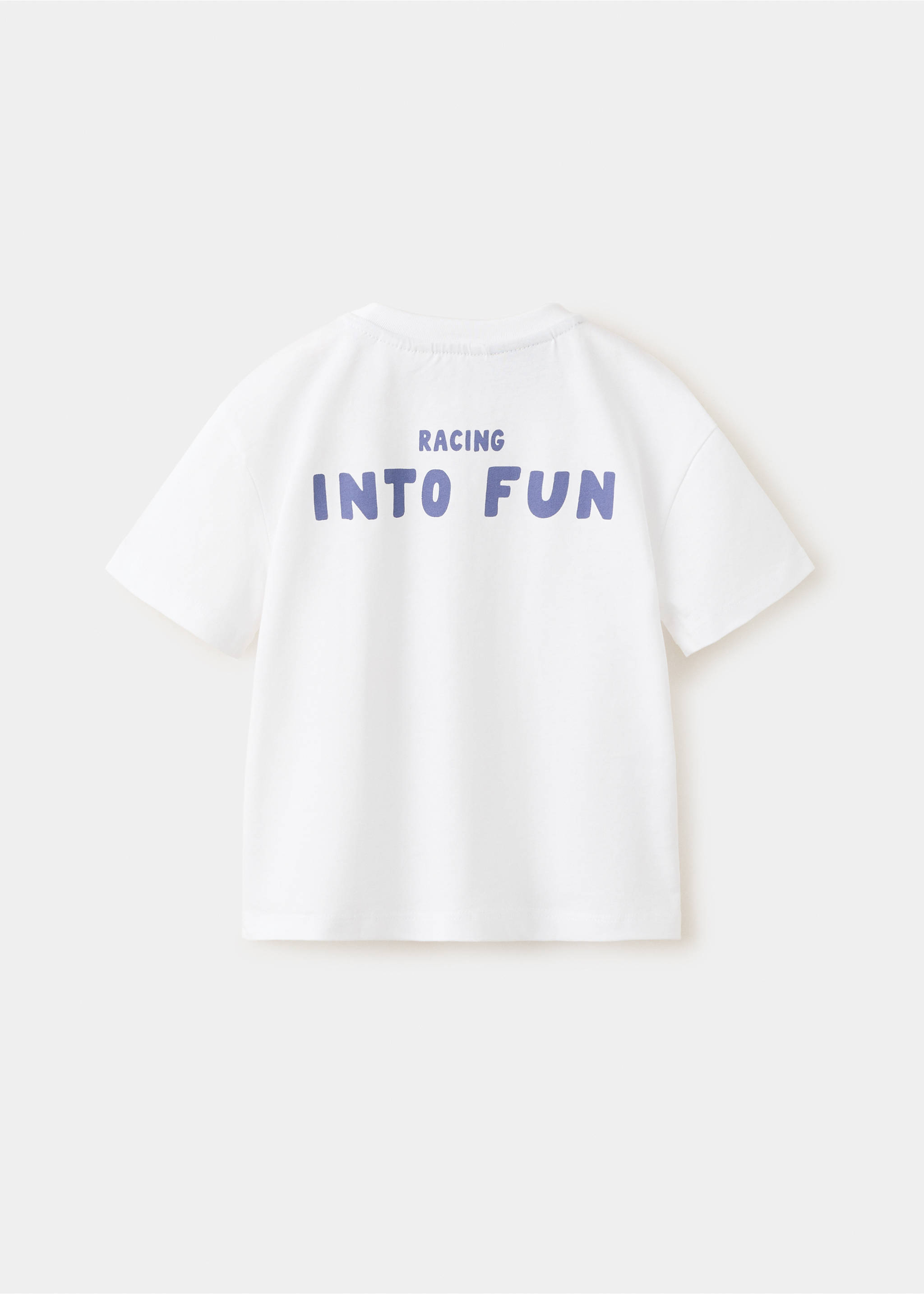 Camiseta algodón Cars - Reverso del artículo, Blanco. Ref: 27025163-00.