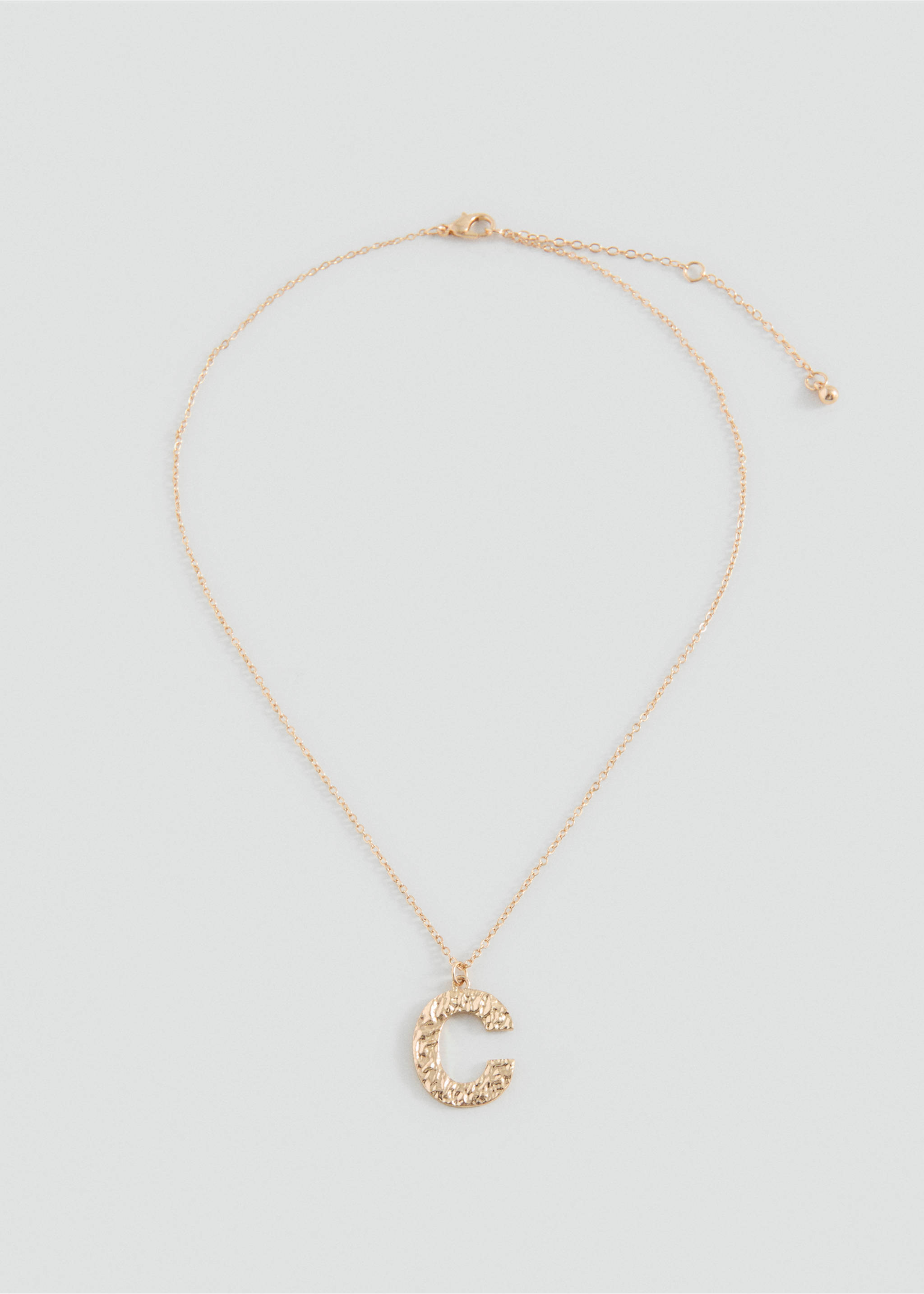 Letter Pendant Necklace - Article without model, Gold. Ref: 27025164-00.