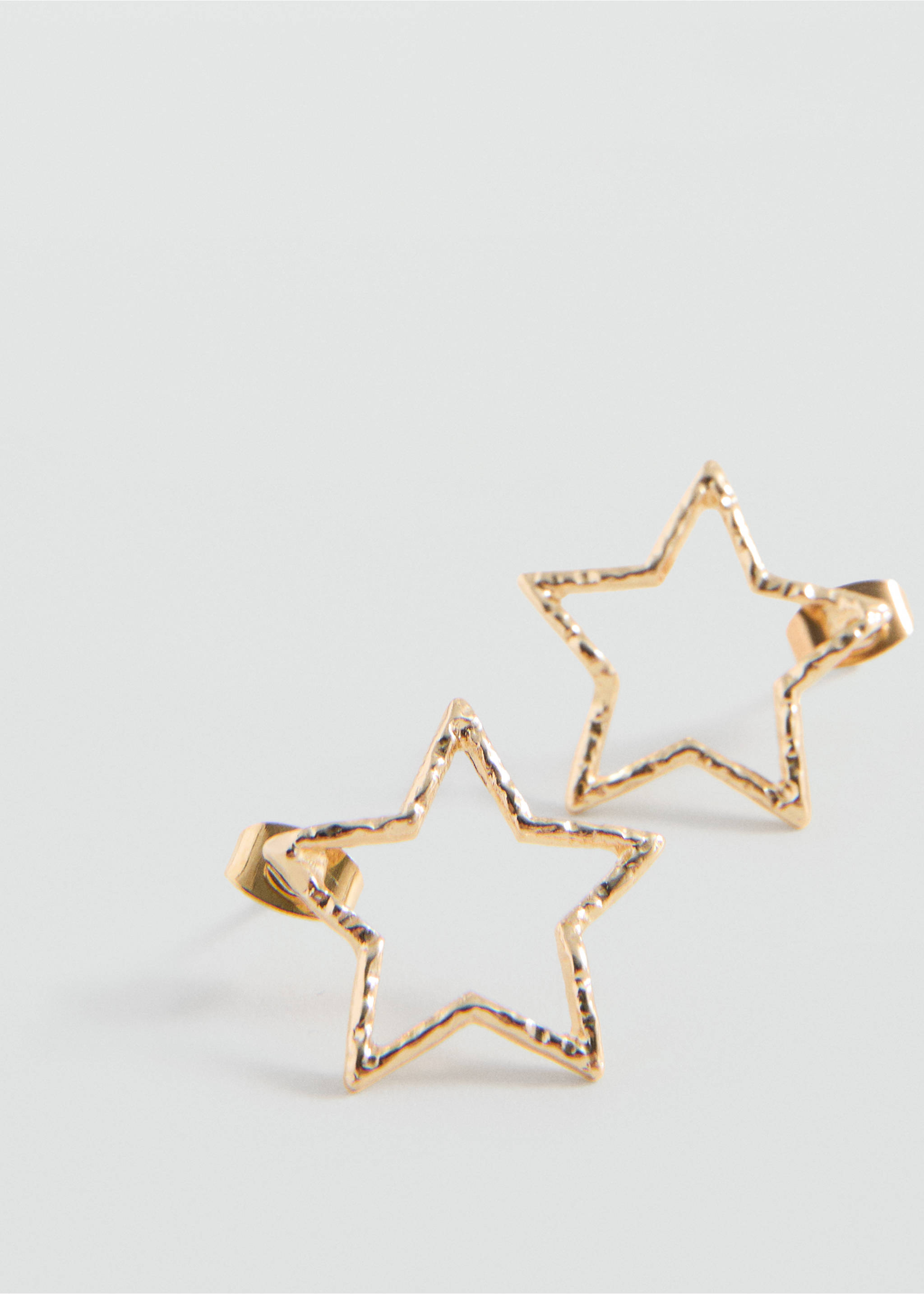 Stars earrings - Medium plane, Gold. Ref: 27025165-00.