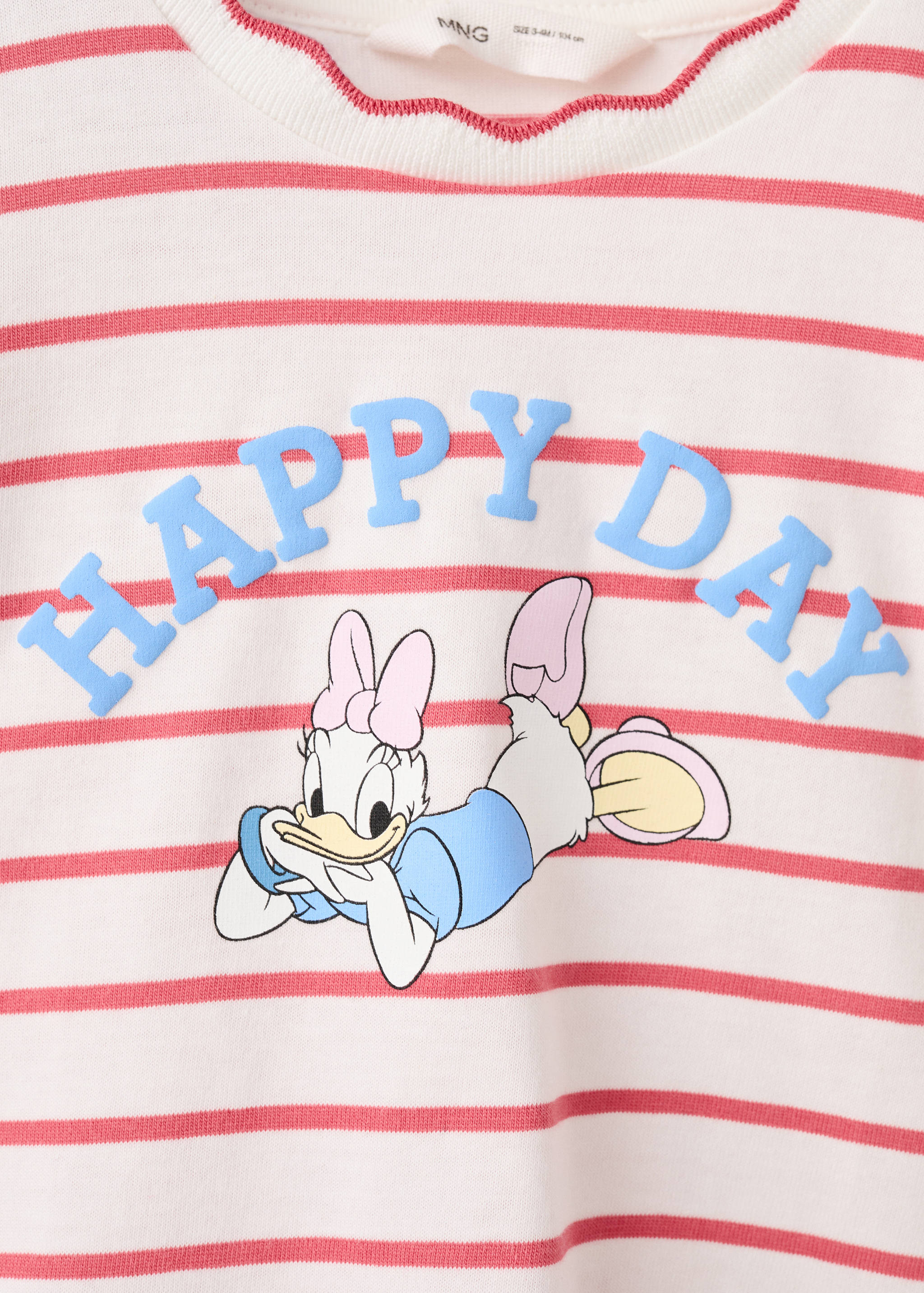 Striped T-shirt with Daisy print - Details of the article 8