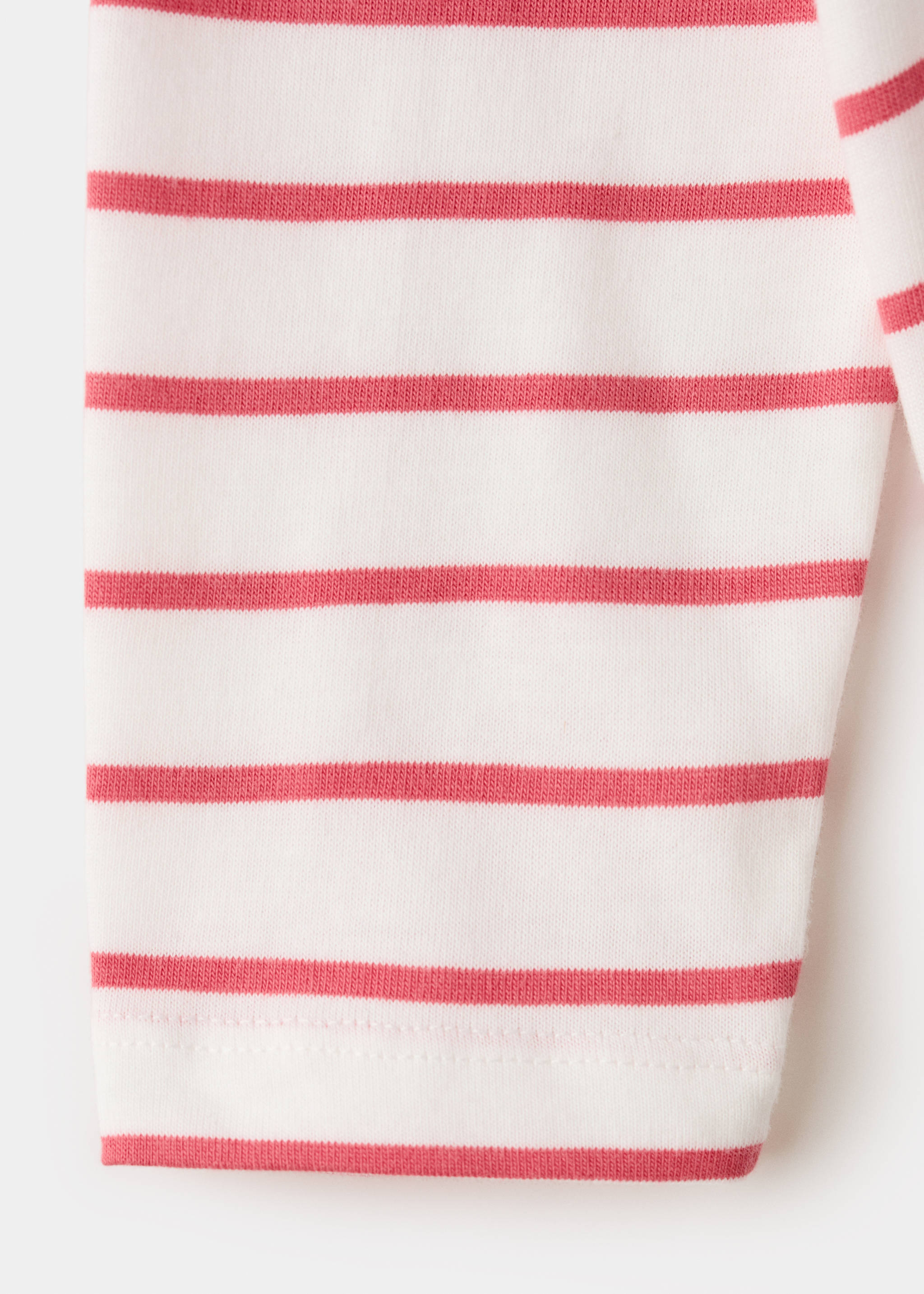 Striped T-shirt with Daisy print - Details of the article 0