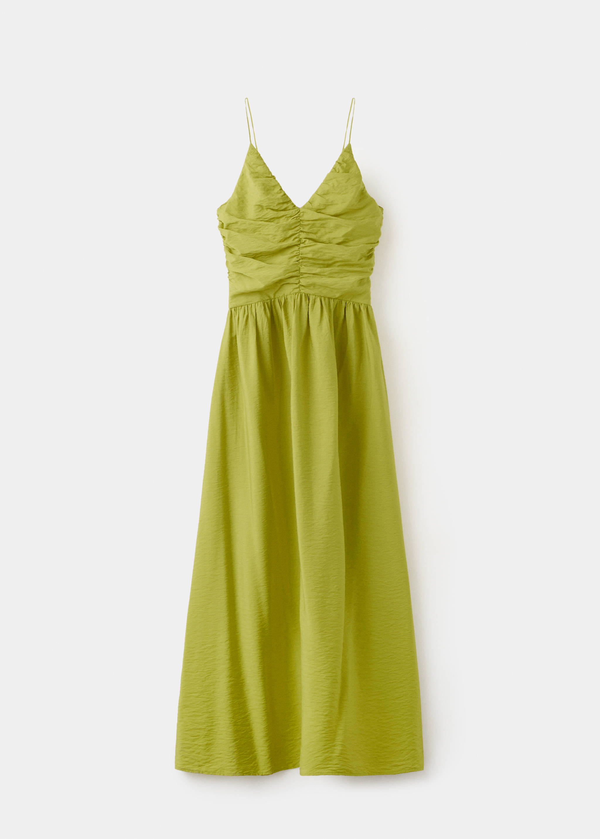 Vestido largo drapeado - Artículo sin modelo