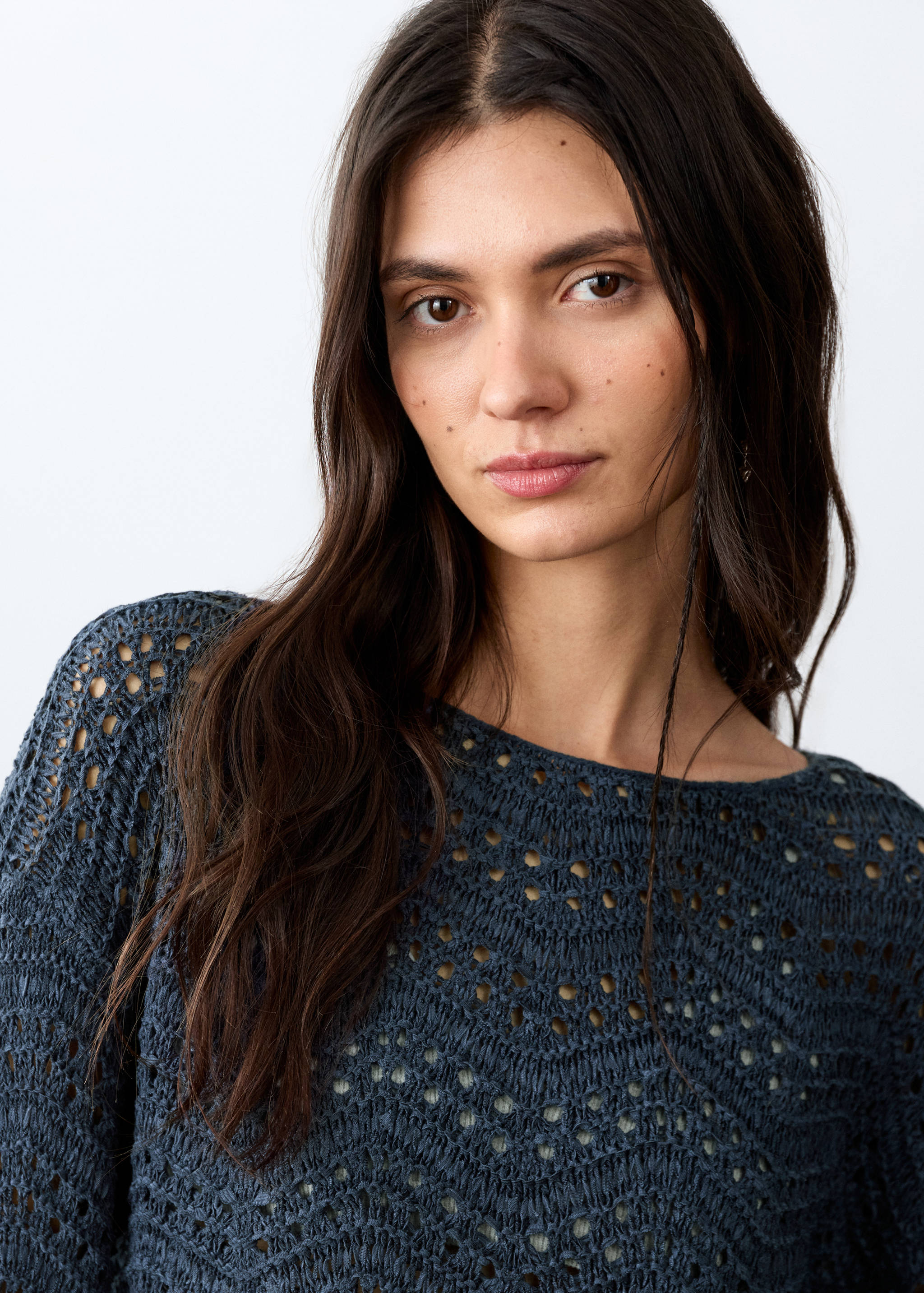 Openwork knit sweater - Details of the article 1