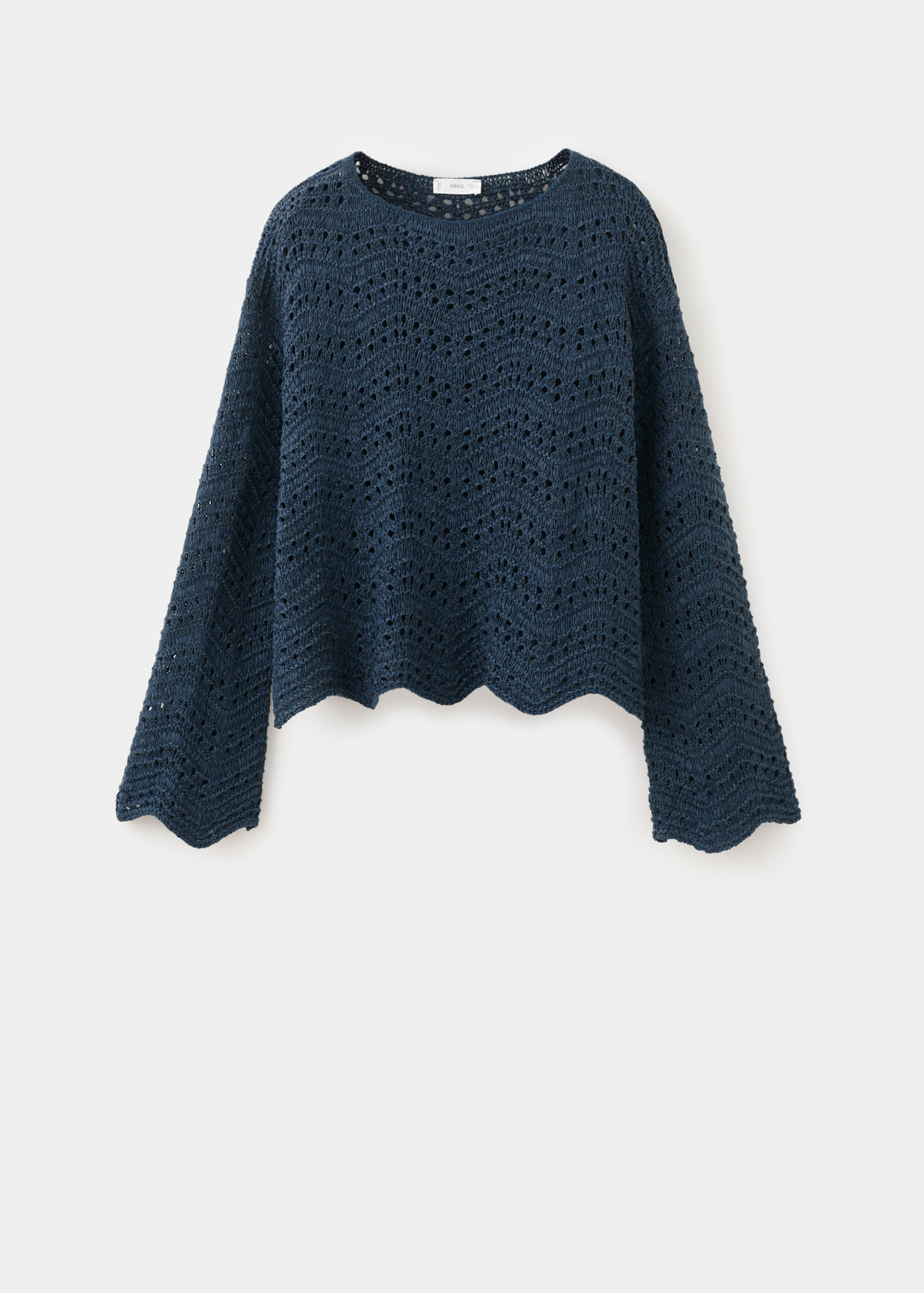 Openwork knit sweater - Article without model