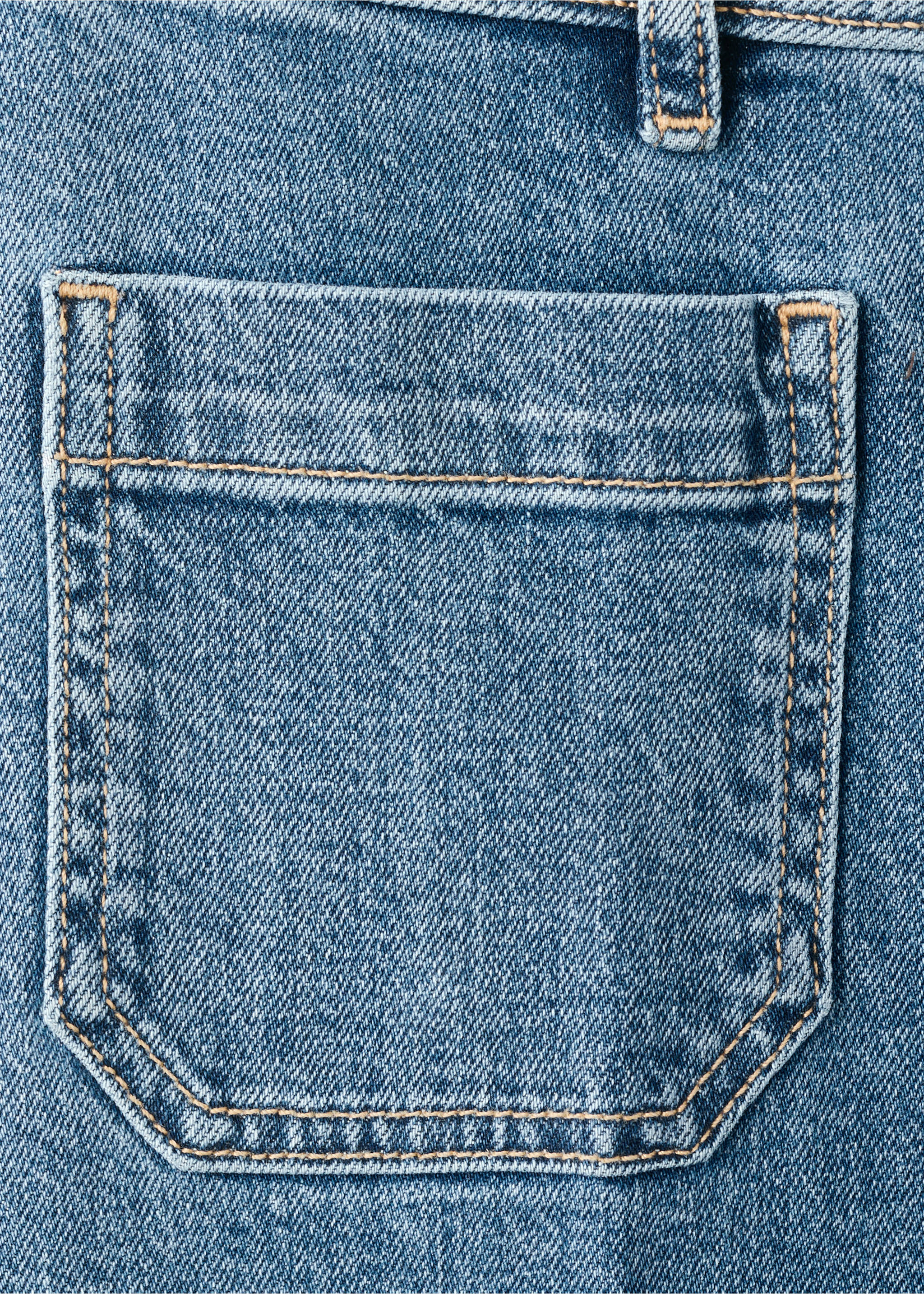 Jeans wide leg dengan kantong - Rincian barang 0, Biru Medium. Ref: 27025823-00.