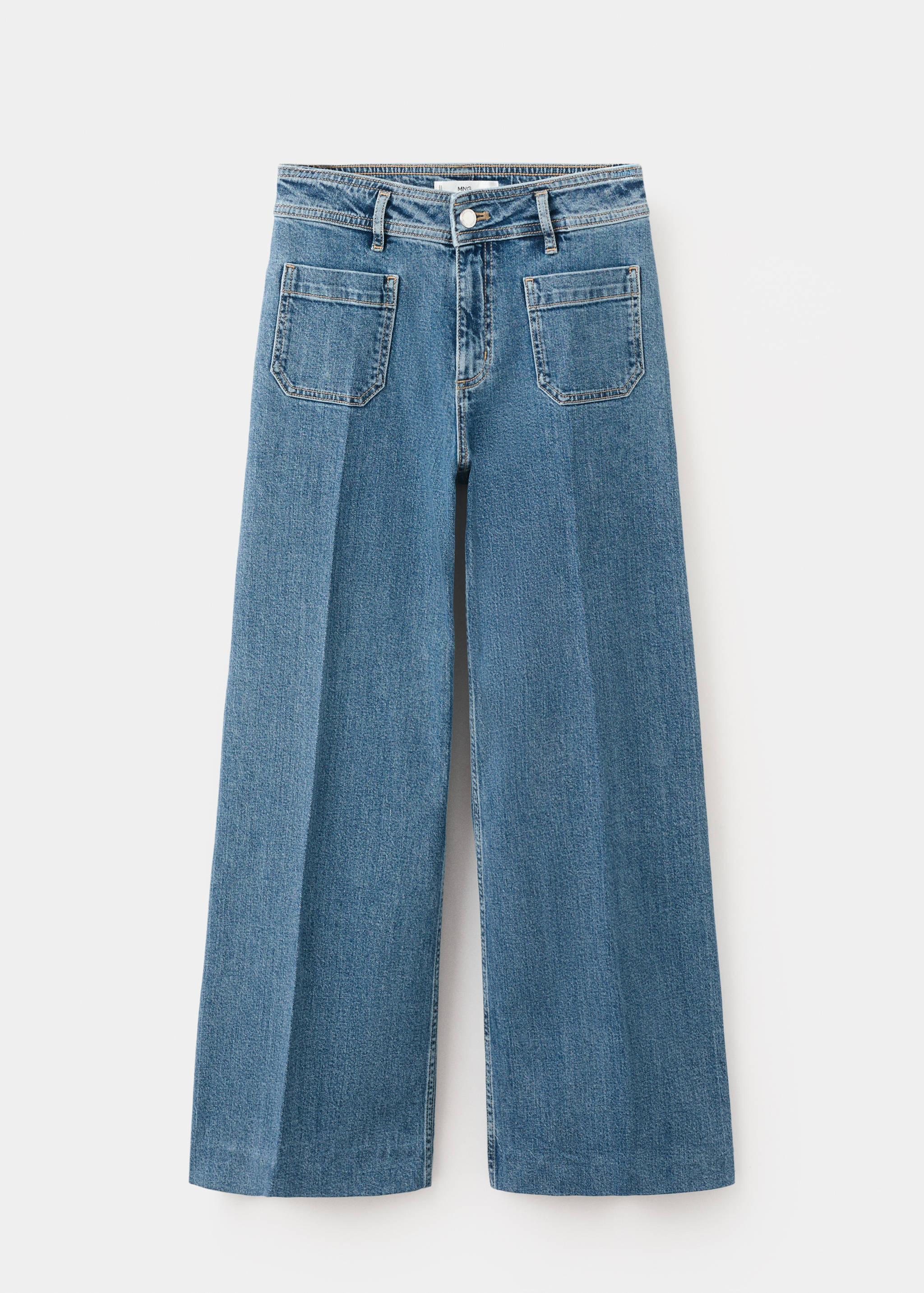 Wide leg jeans with pockets - Article without model