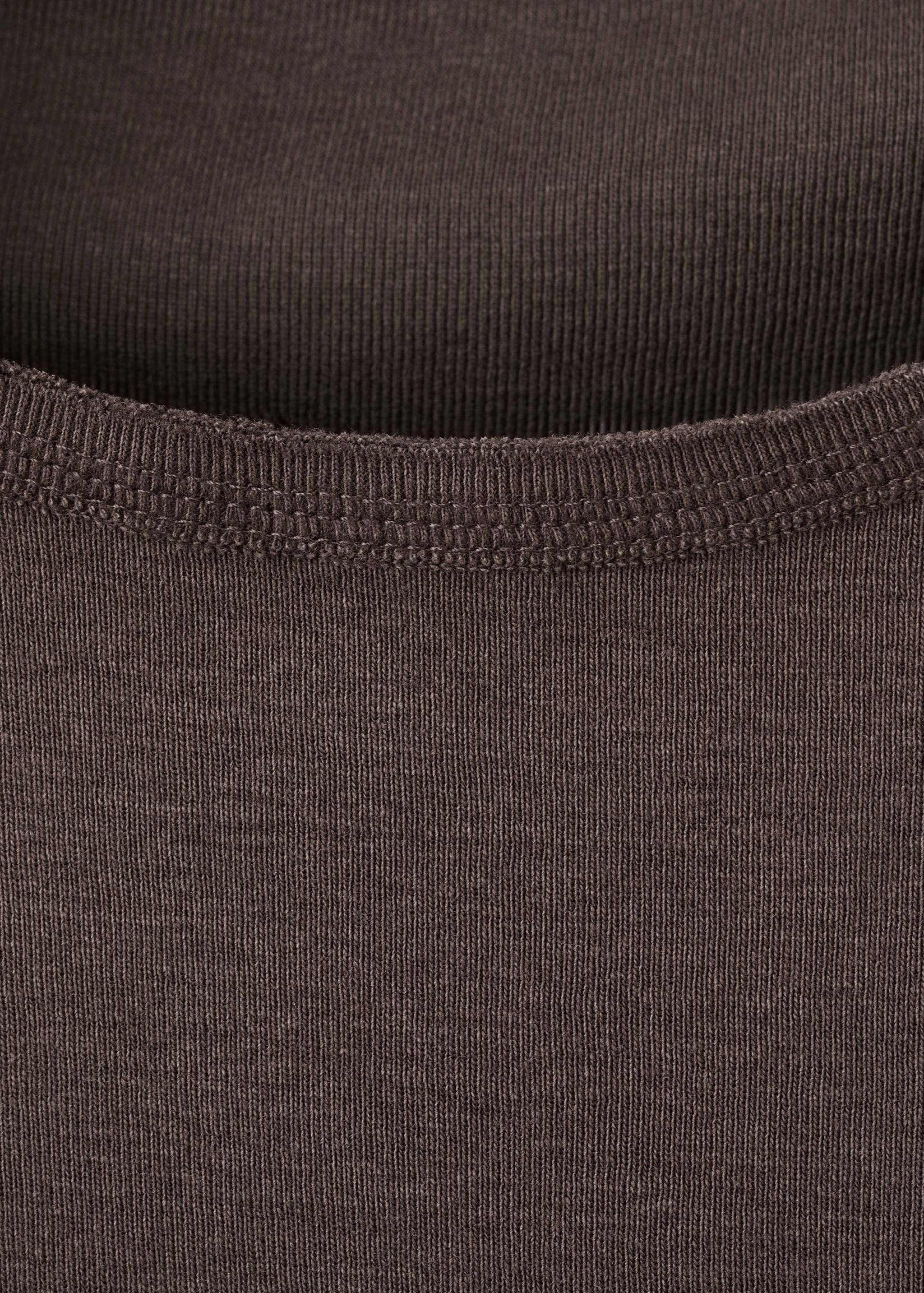 Long sleeve cotton t-shirt - Details of the article 8