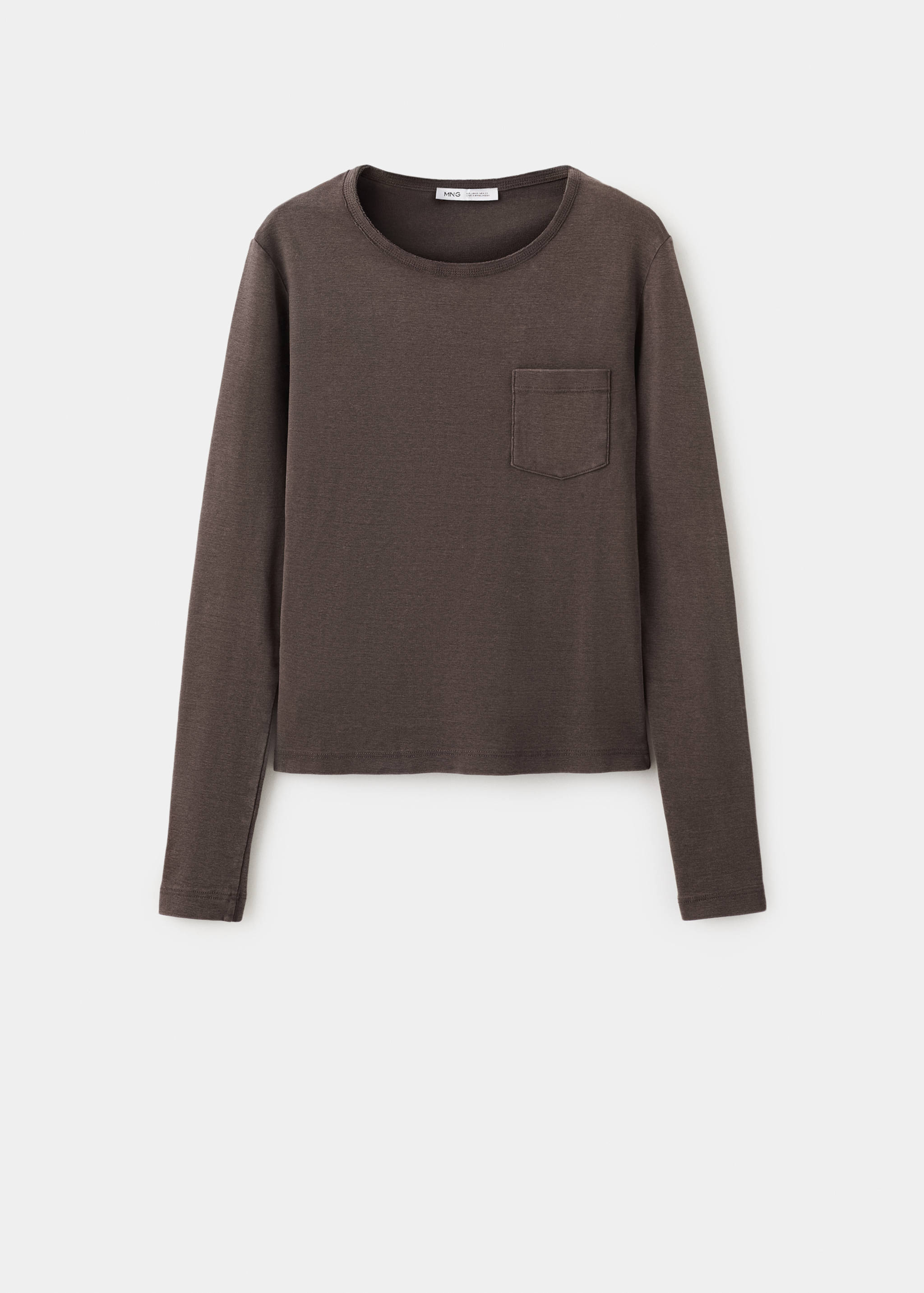 Long sleeve cotton t-shirt - Article without model