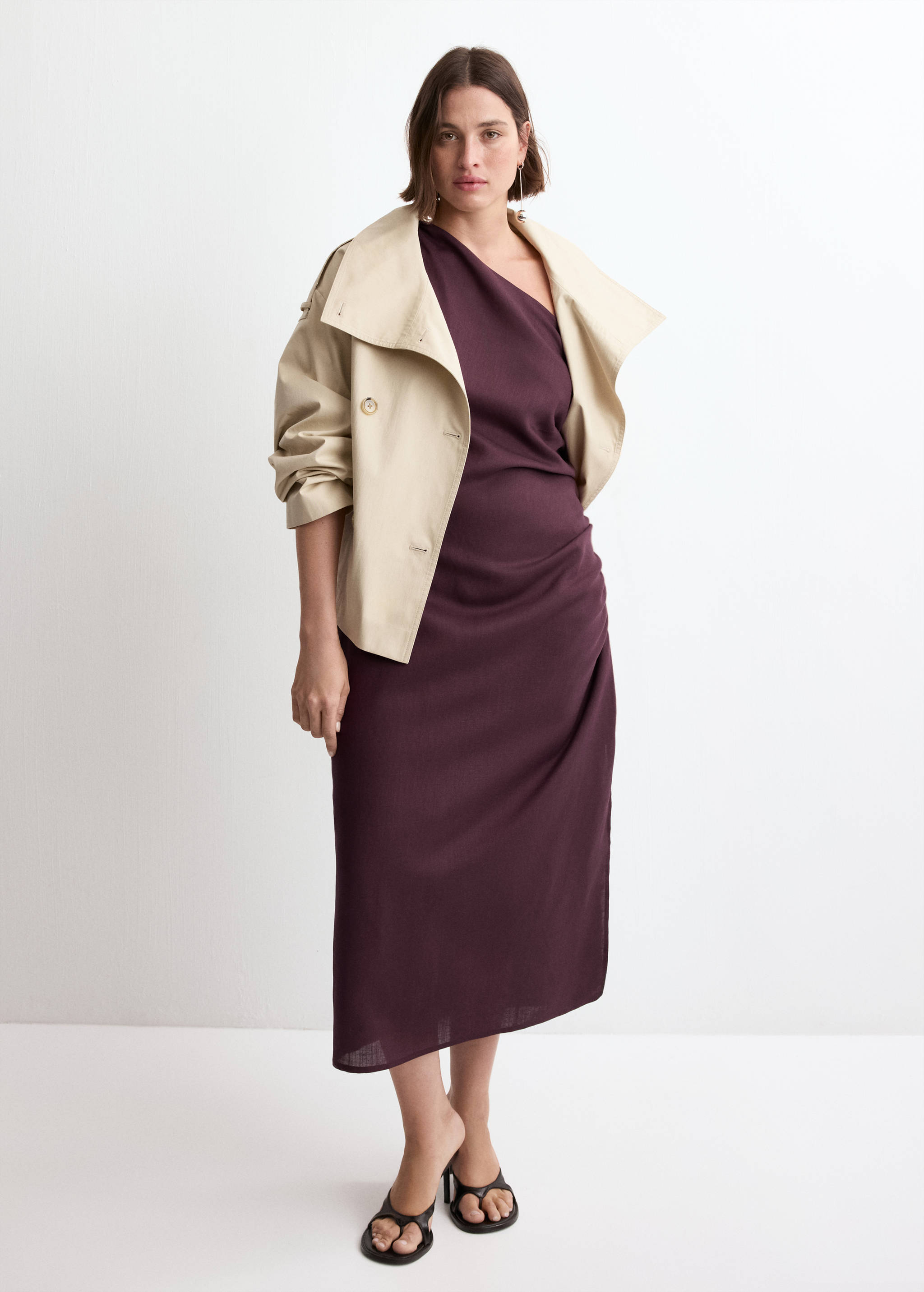 Vestido asimétrico abertura lateral - Detalle del artículo 3