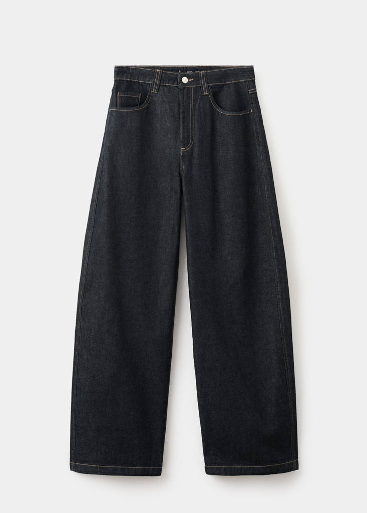 Mid-rise balloon jeans — Open Blue