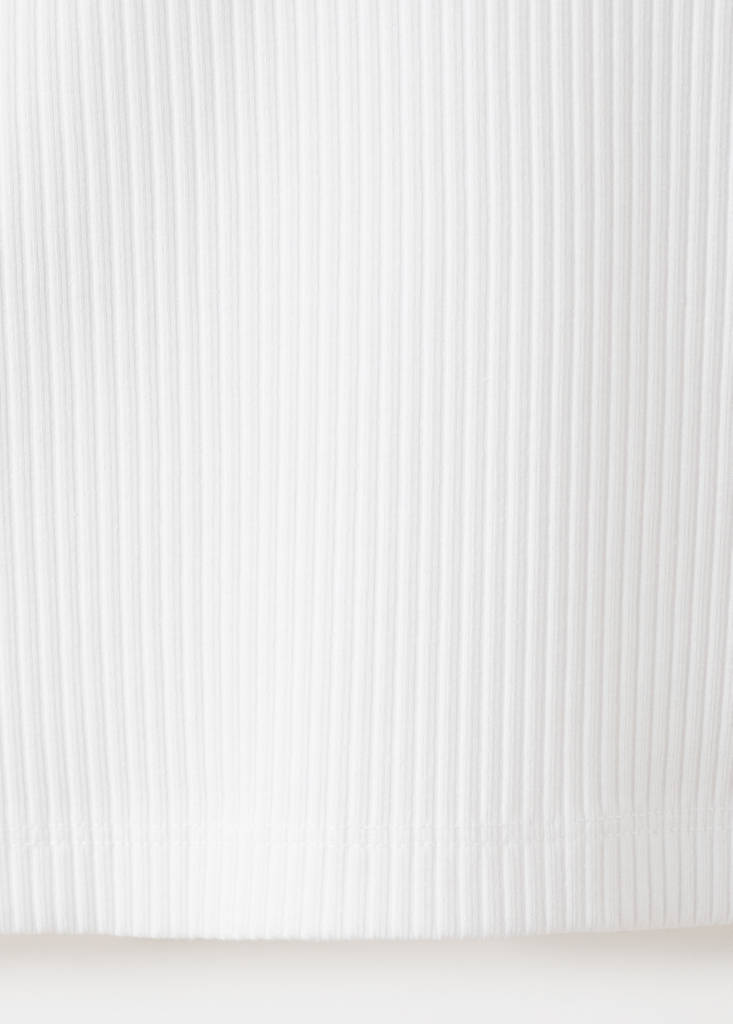 Short-sleeve strap top — Off White