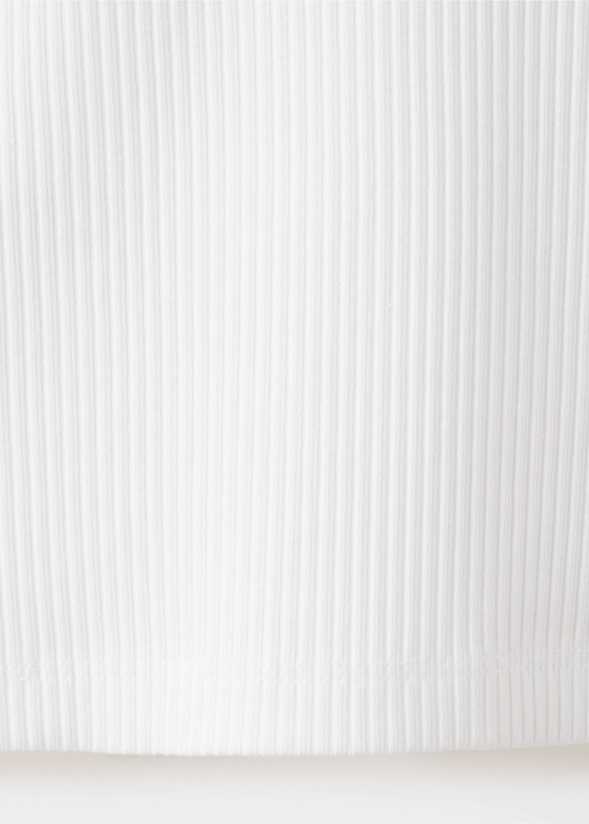 Short-sleeve strap top - Details of the article 0, Off White. Ref: 27025830-00.