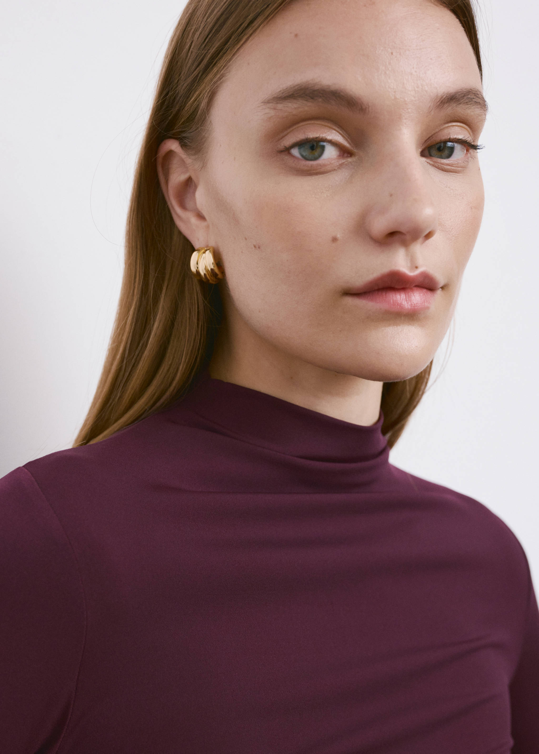 Camiseta manga larga cuello perkins - Detalle del artículo 1