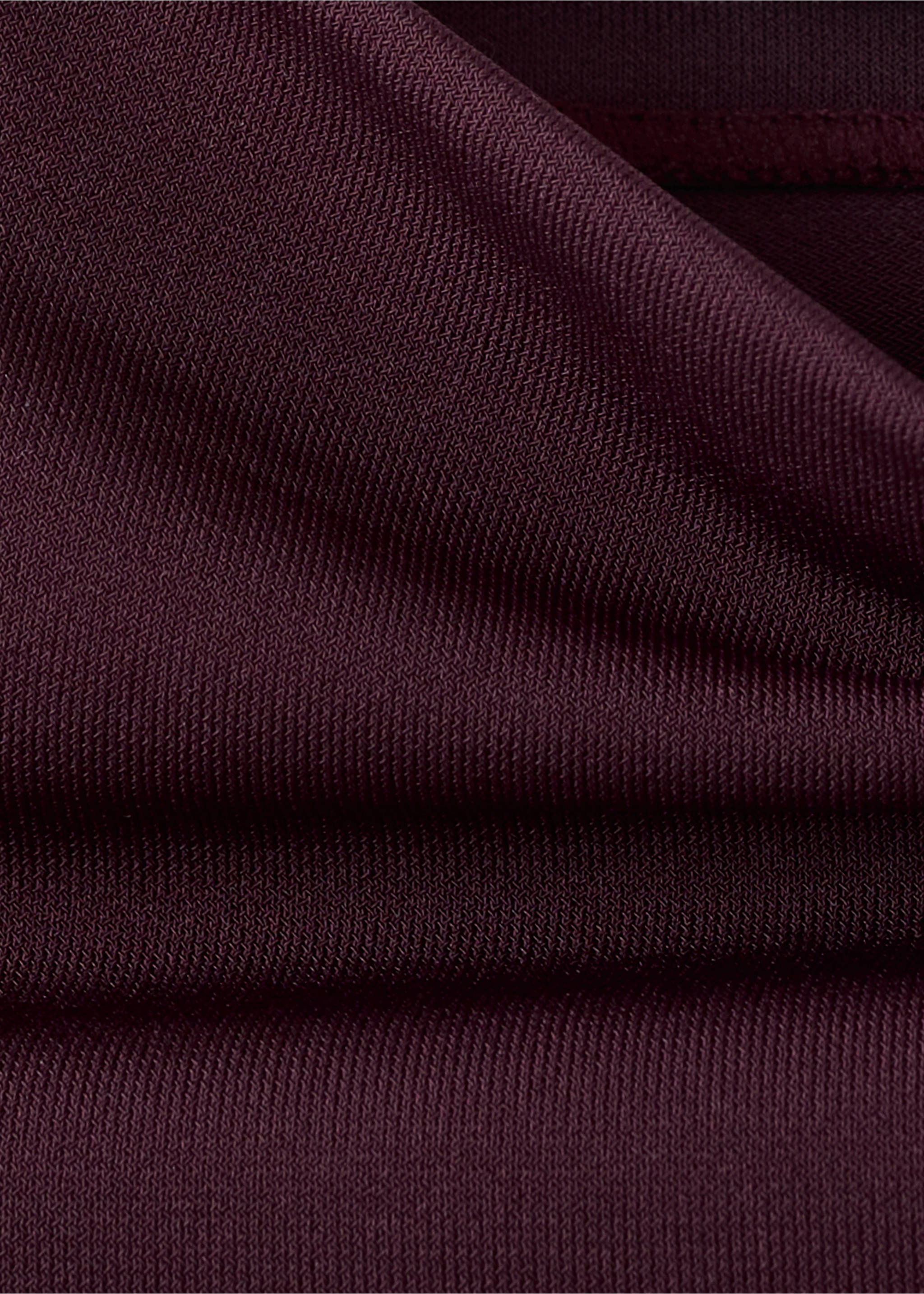 Camiseta manga larga cuello perkins - Detalle del artículo 0, Burdeos. Ref: 27025831-00.