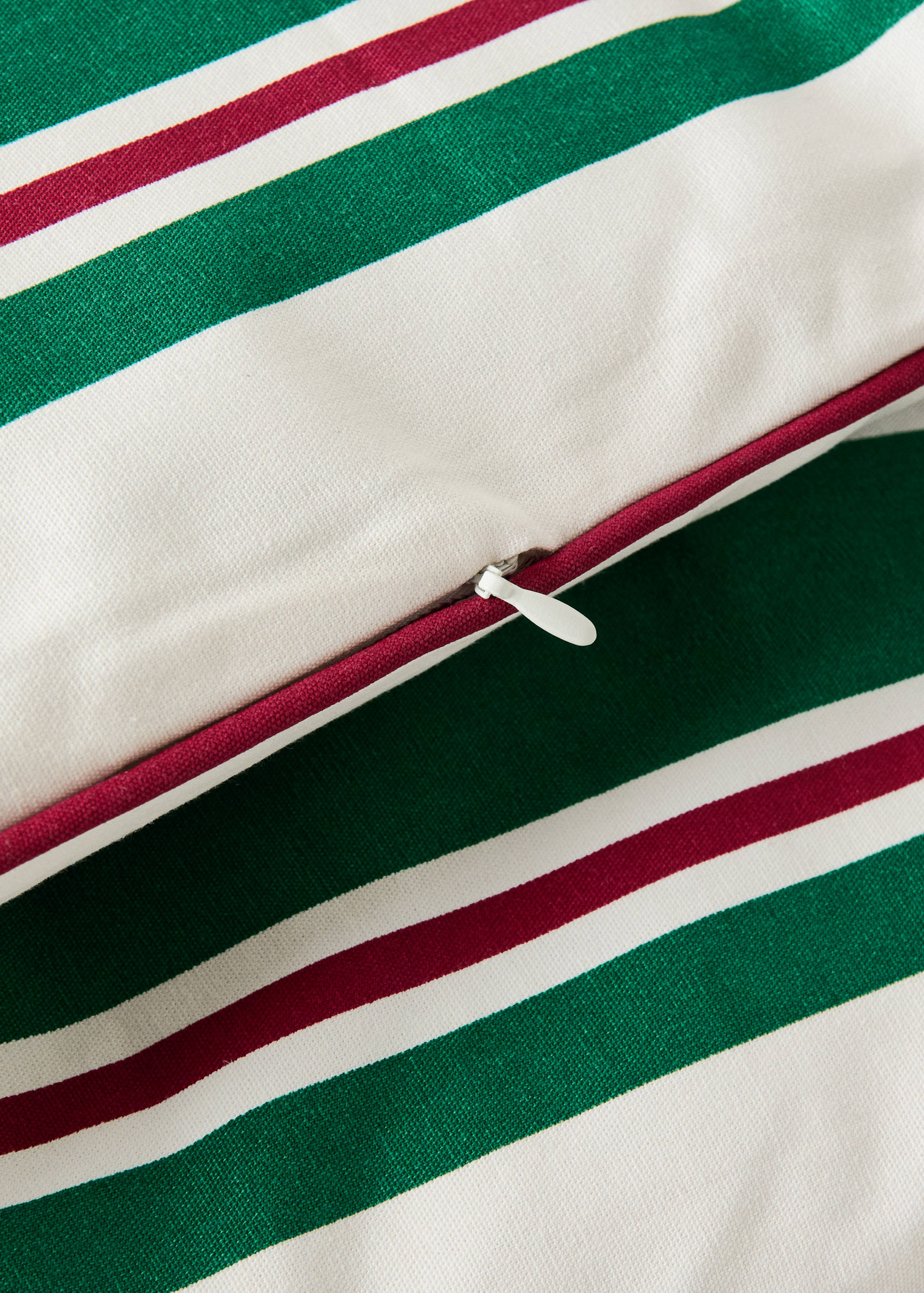 Waterproof striped sun lounger topper 70x200 cm - Details of the article 1