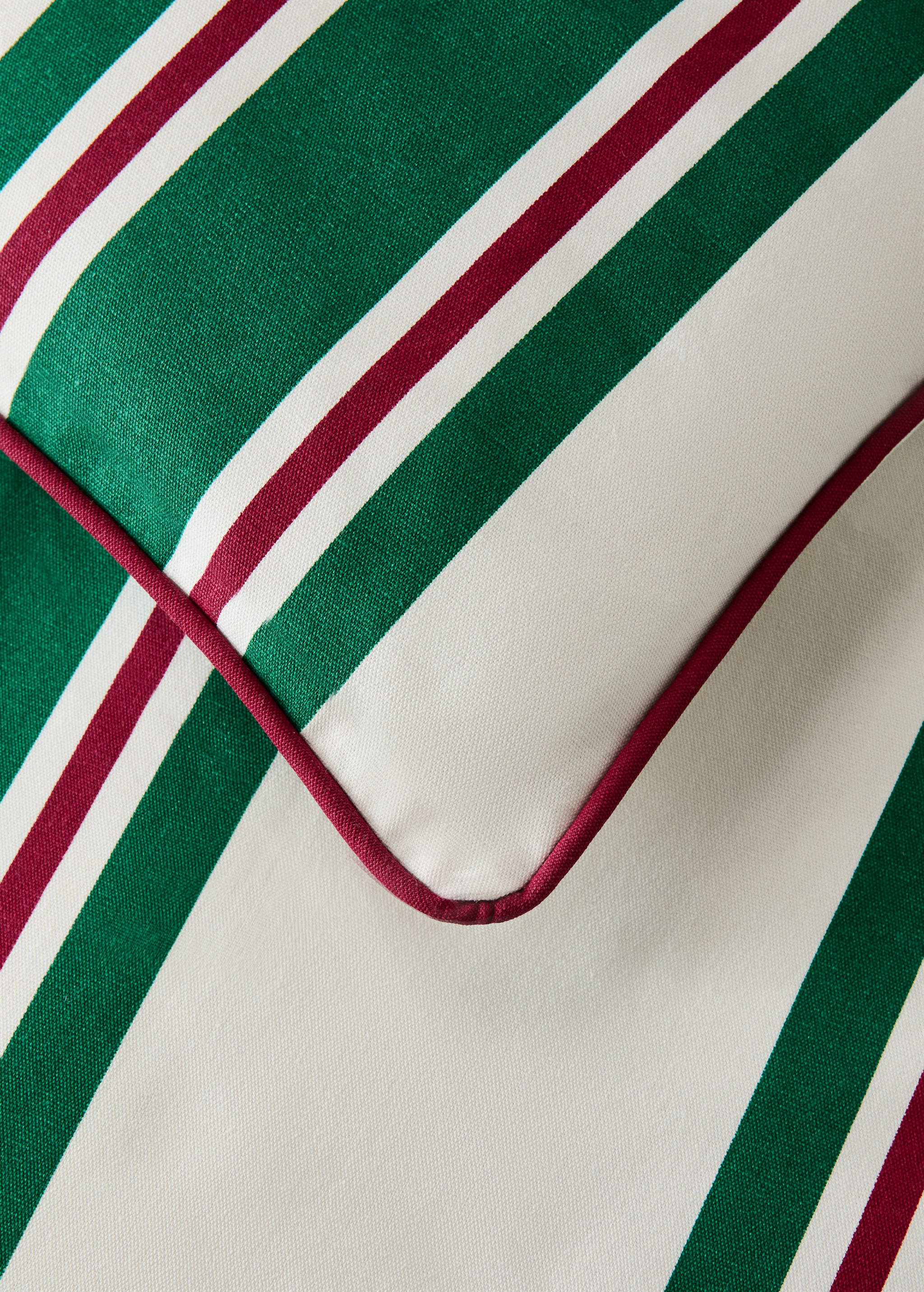 Waterproof striped sun lounger topper 70x200 cm - Details of the article 2