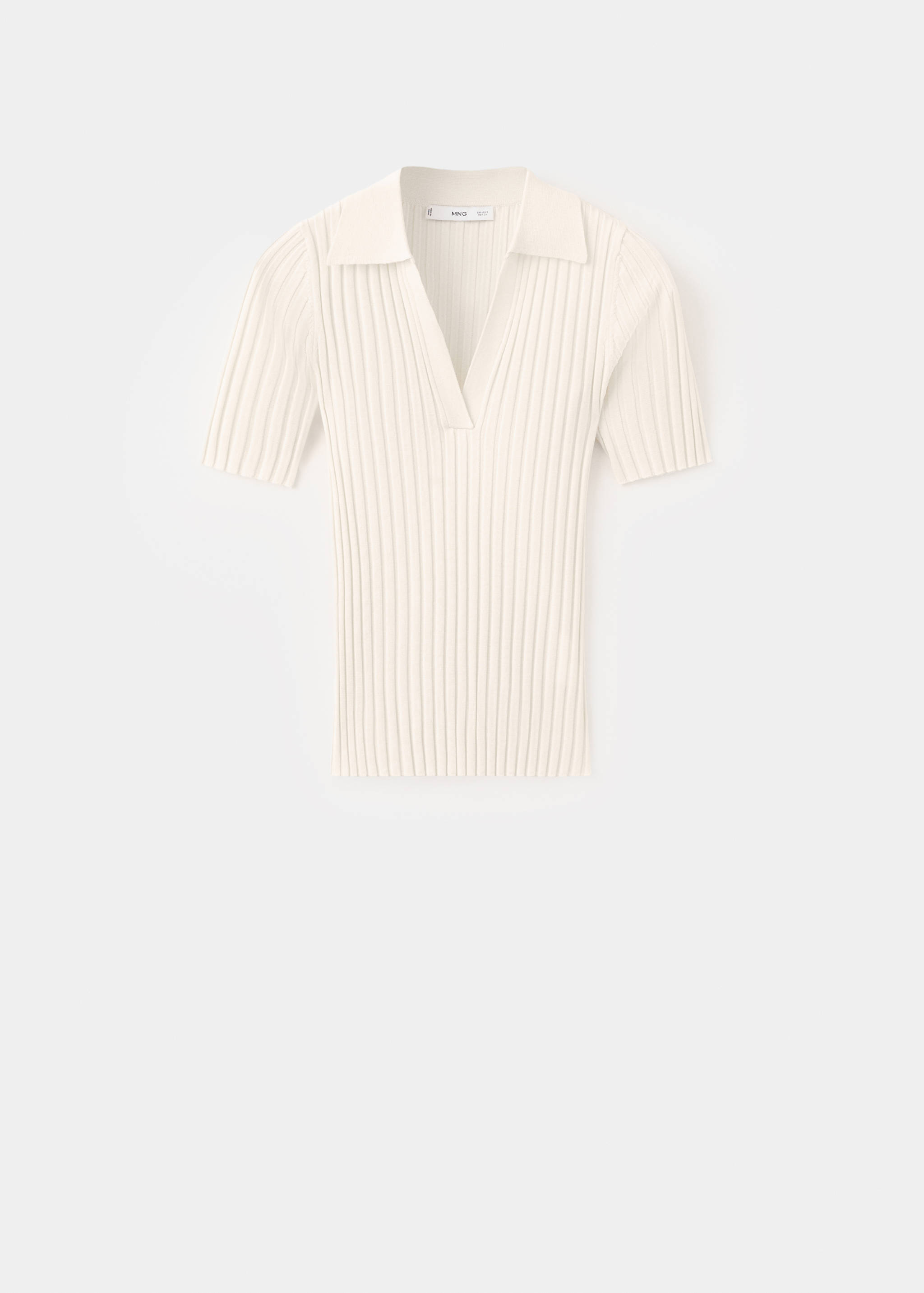 V-neck knit sweater - Article without model