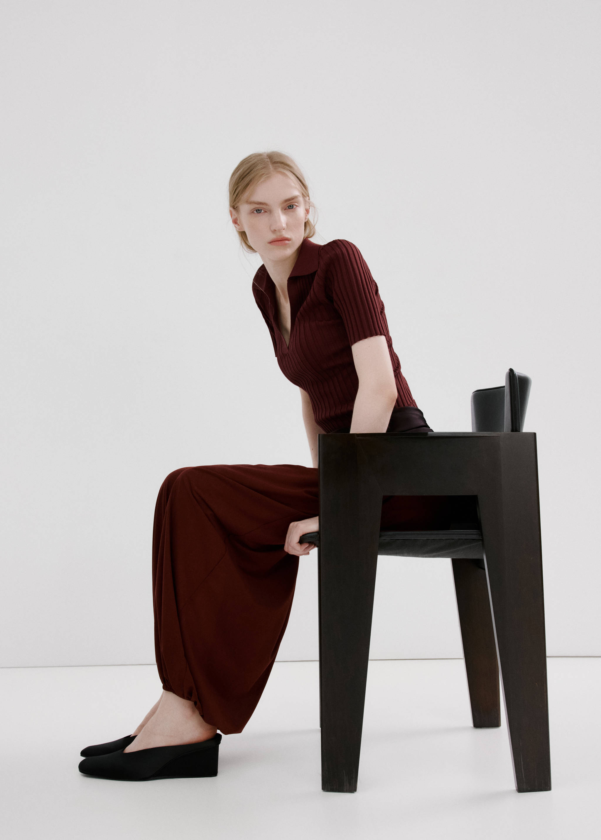 Stickad v-ringad tröja - Detaljer om artikeln 2