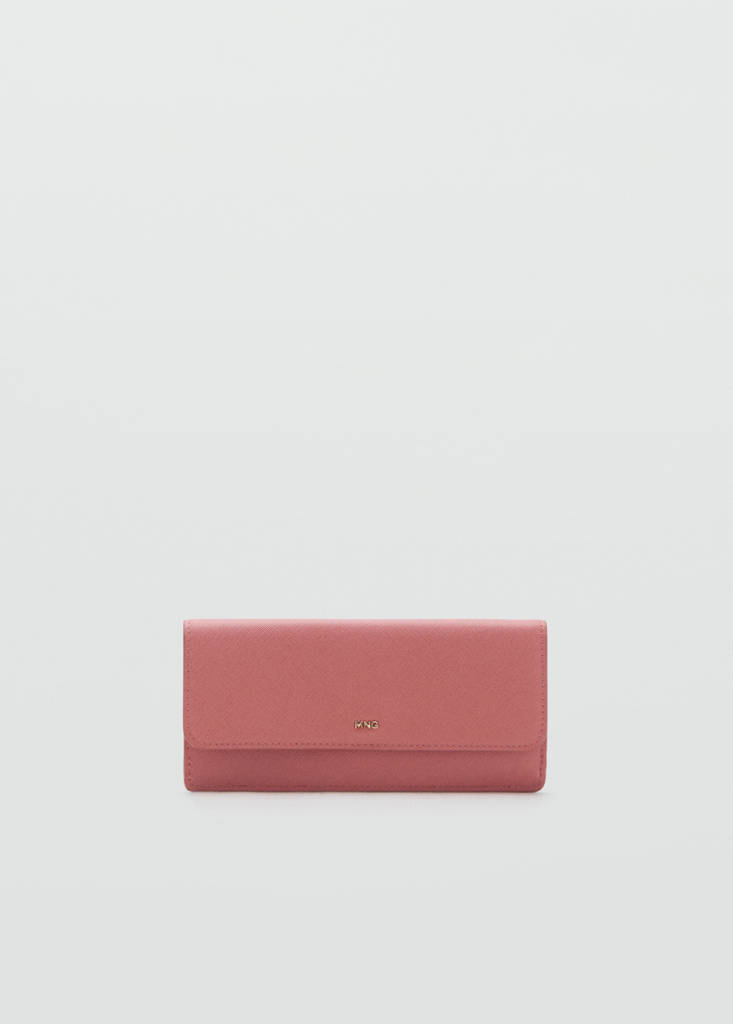 Safiano-effect wallet with flap