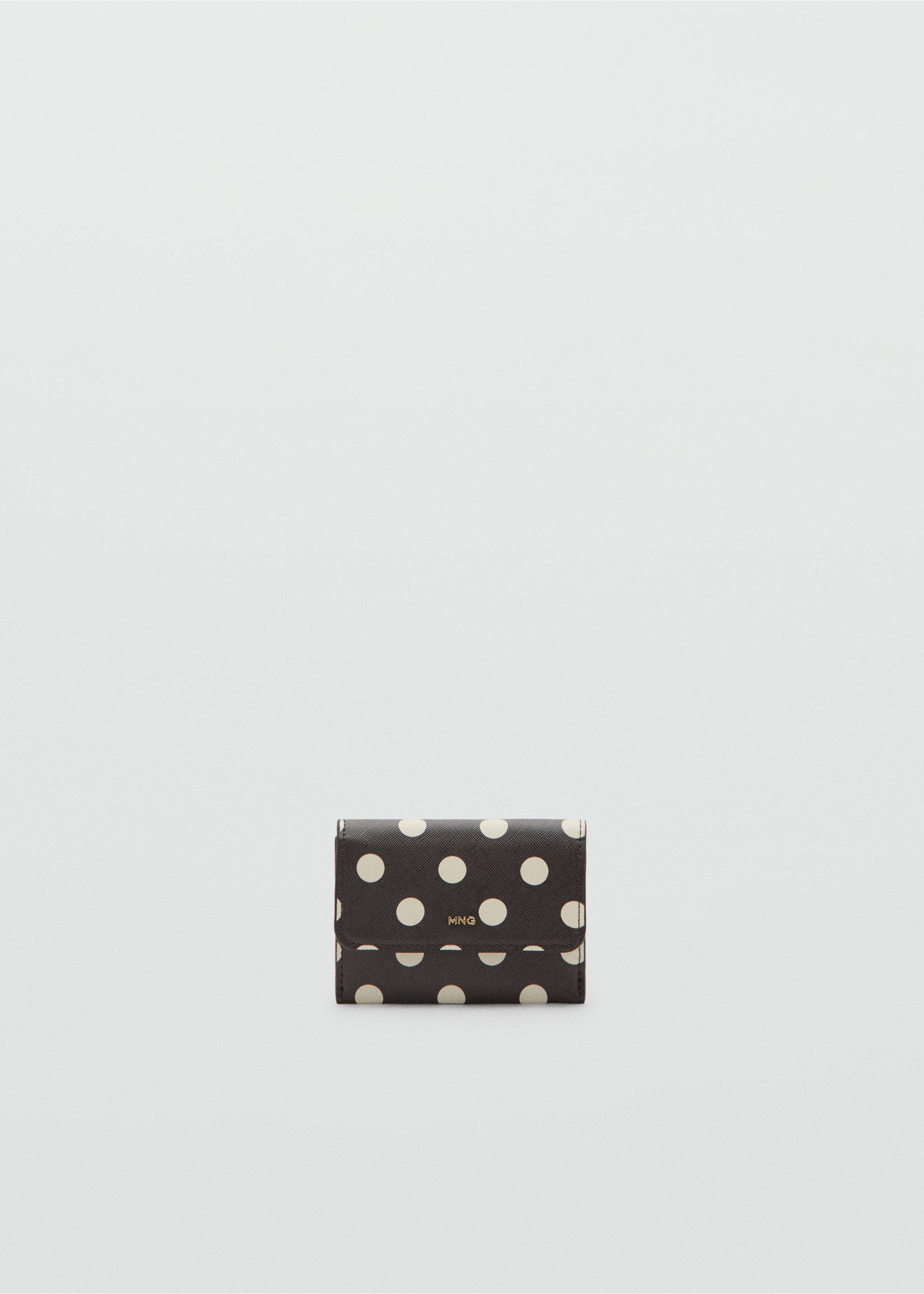 Polka dot flap wallet - Article without model, Chocolate. Ref: 27025839-00.