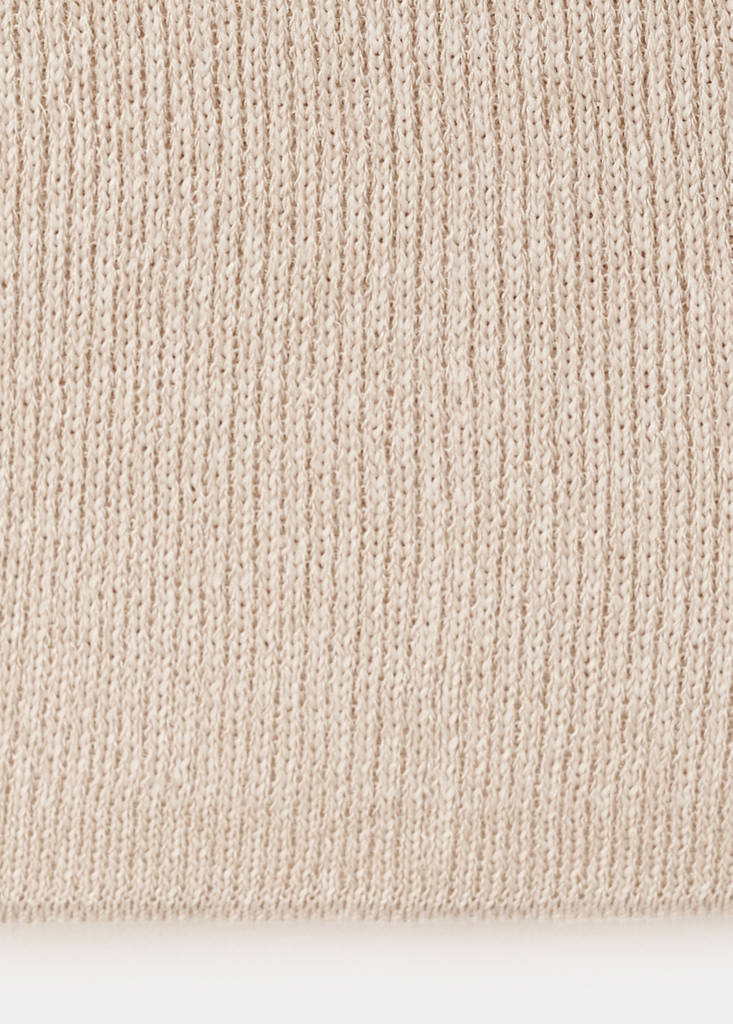 Strapless knitted top — Ecru