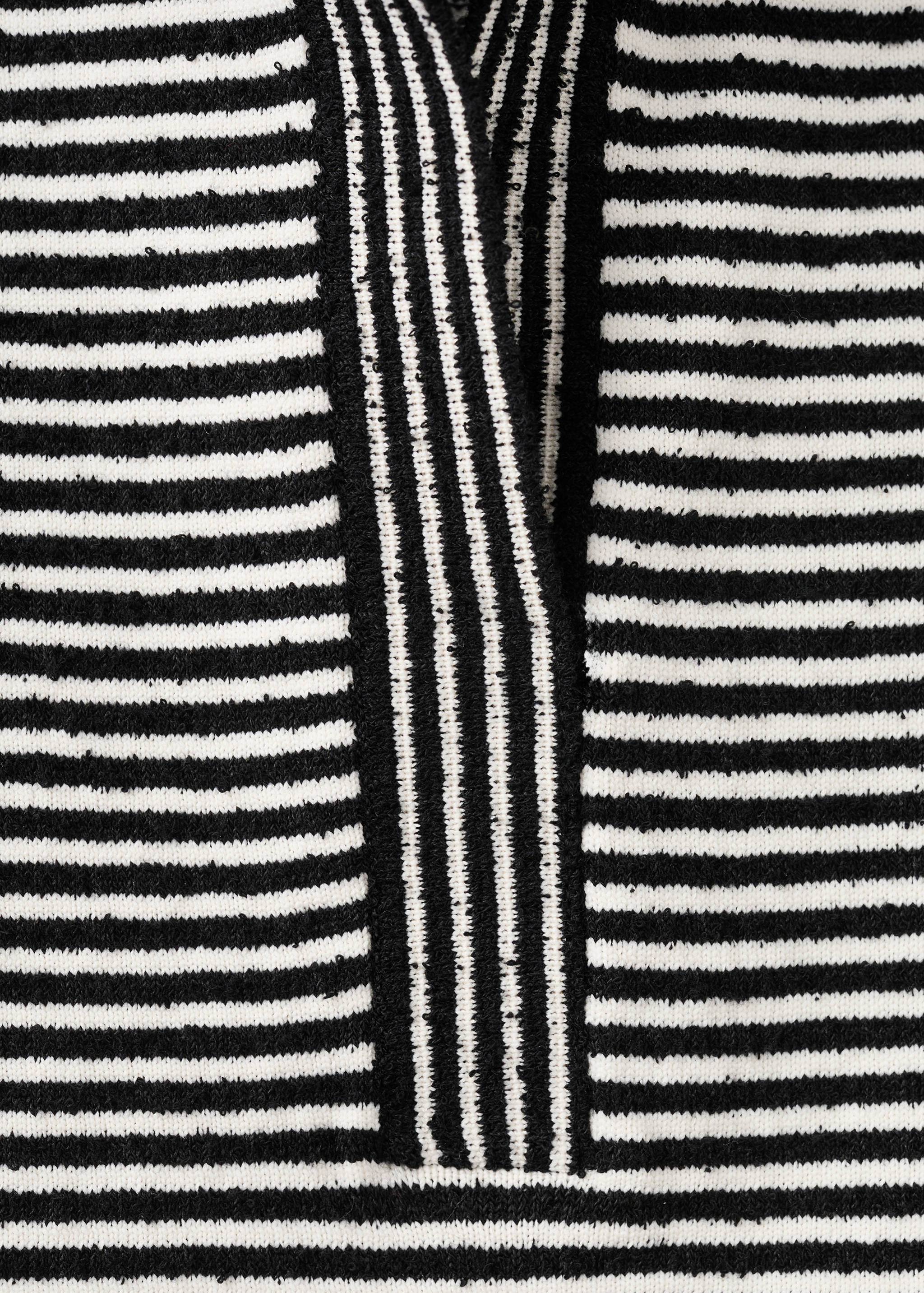 Striped polo-neck sweater - Details of the article 8