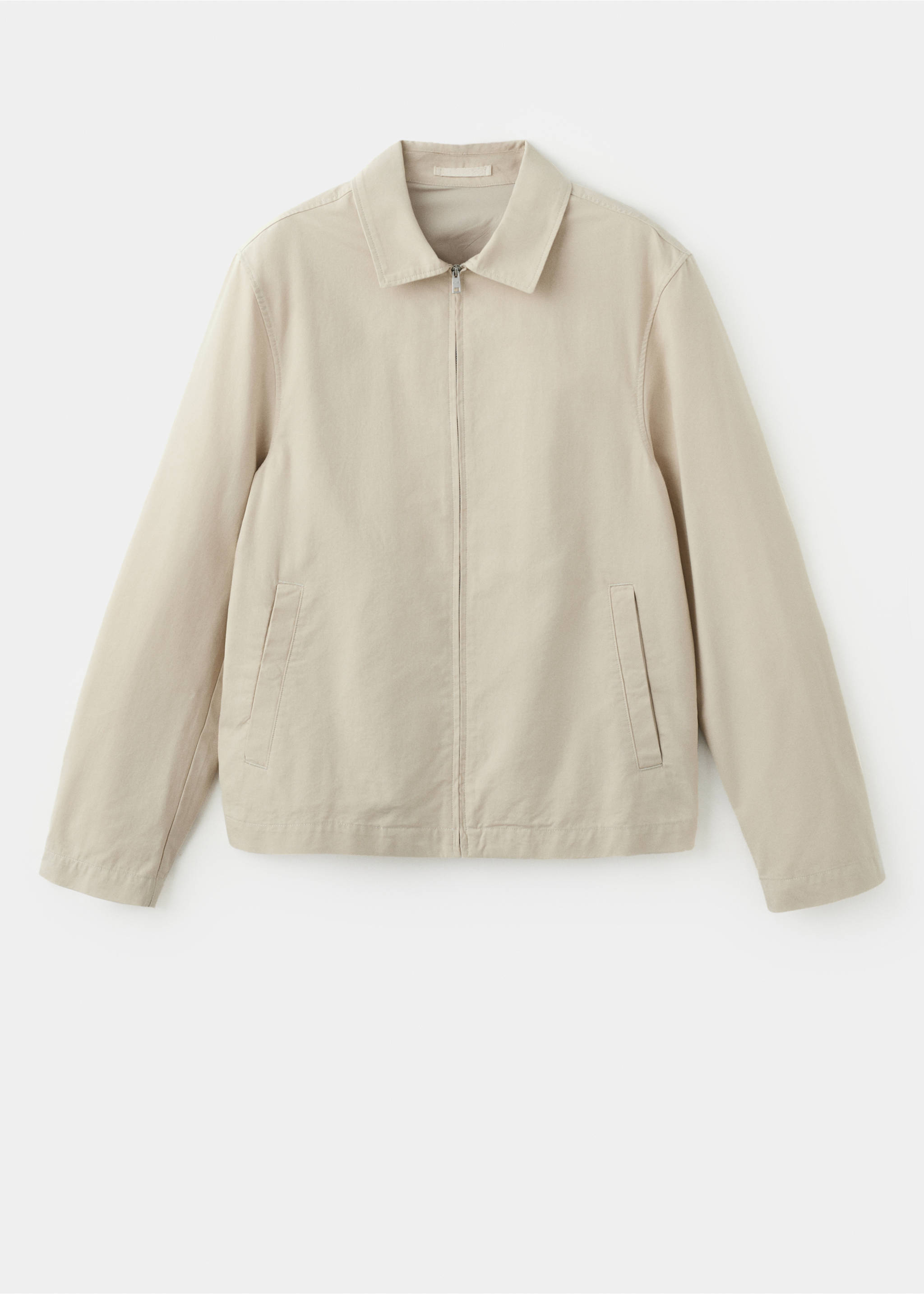 Легкая куртка из хлопка и лиоцелла - Изделие без модели, Бежевый. Ref: 27025931-00.